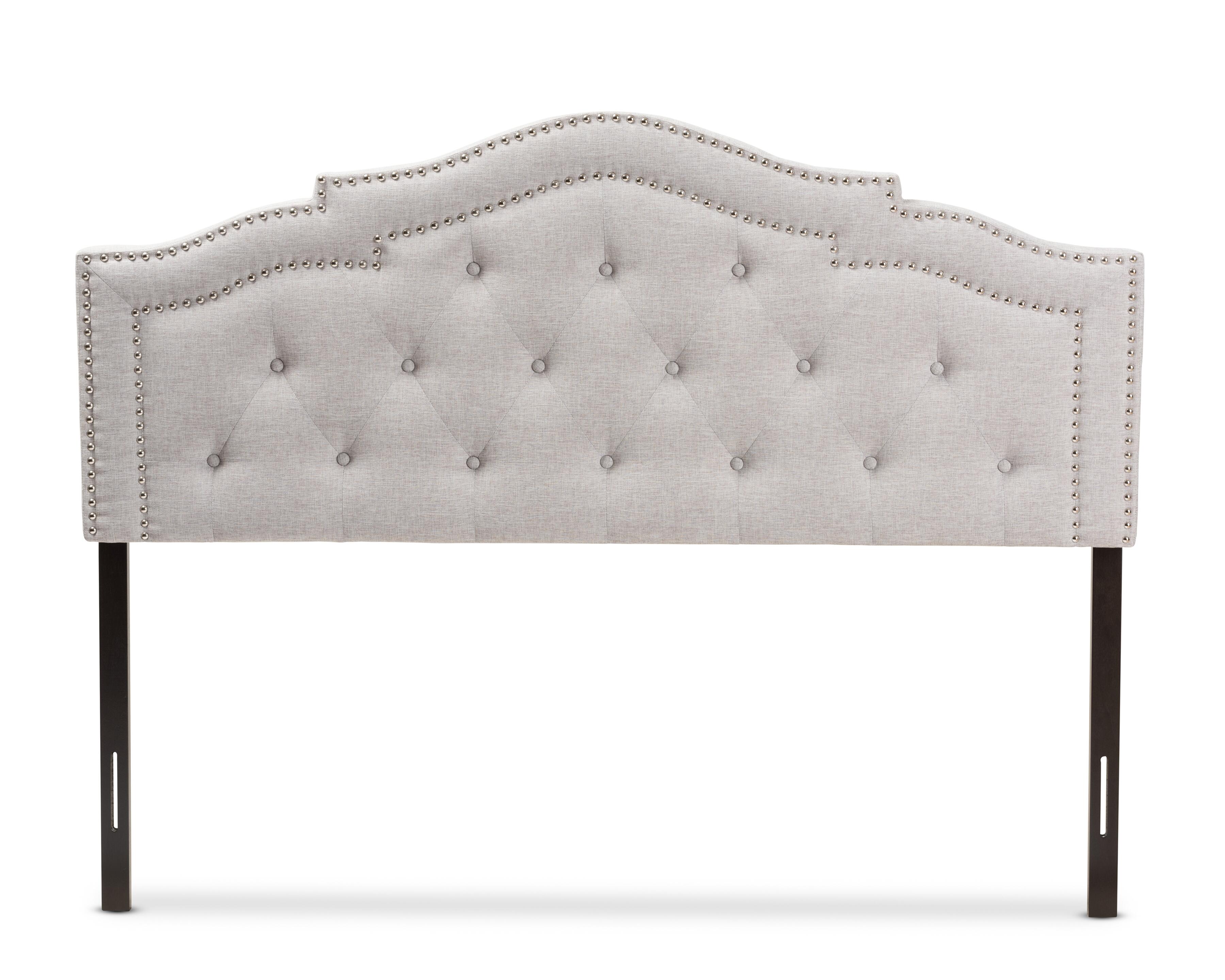 Edith Full Headboard, Gray/Beige, large