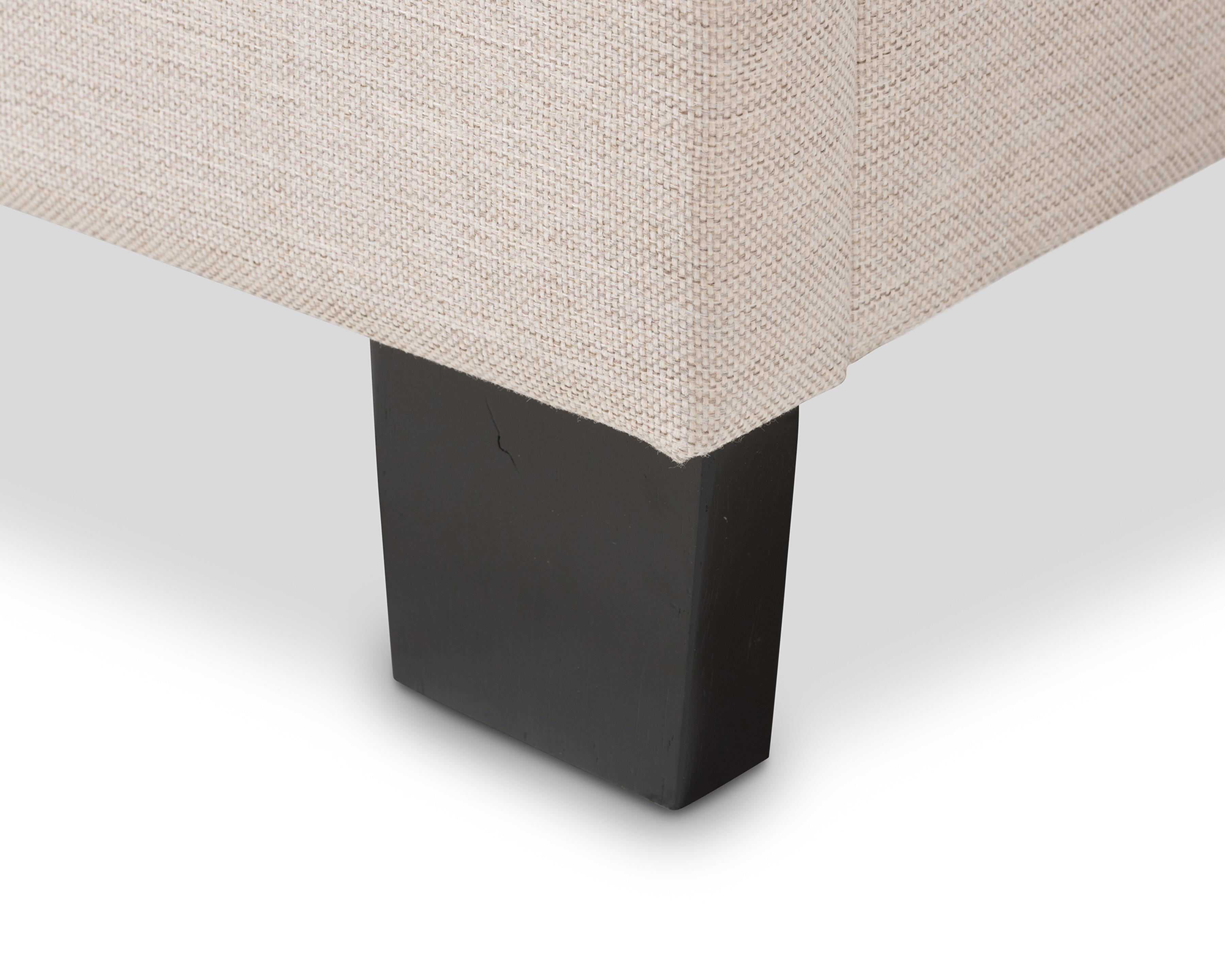 Emerson Full Upholstered Bed, Beige, large
