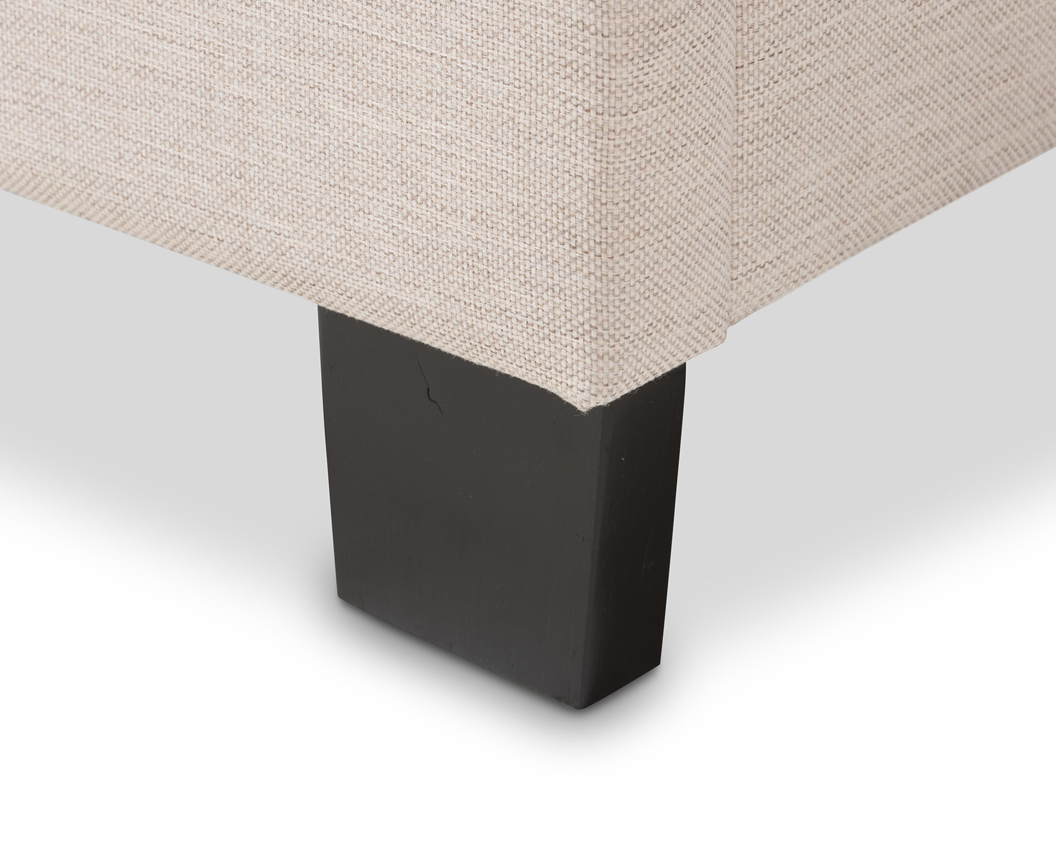 Emerson King Upholstered Bed, Beige, large