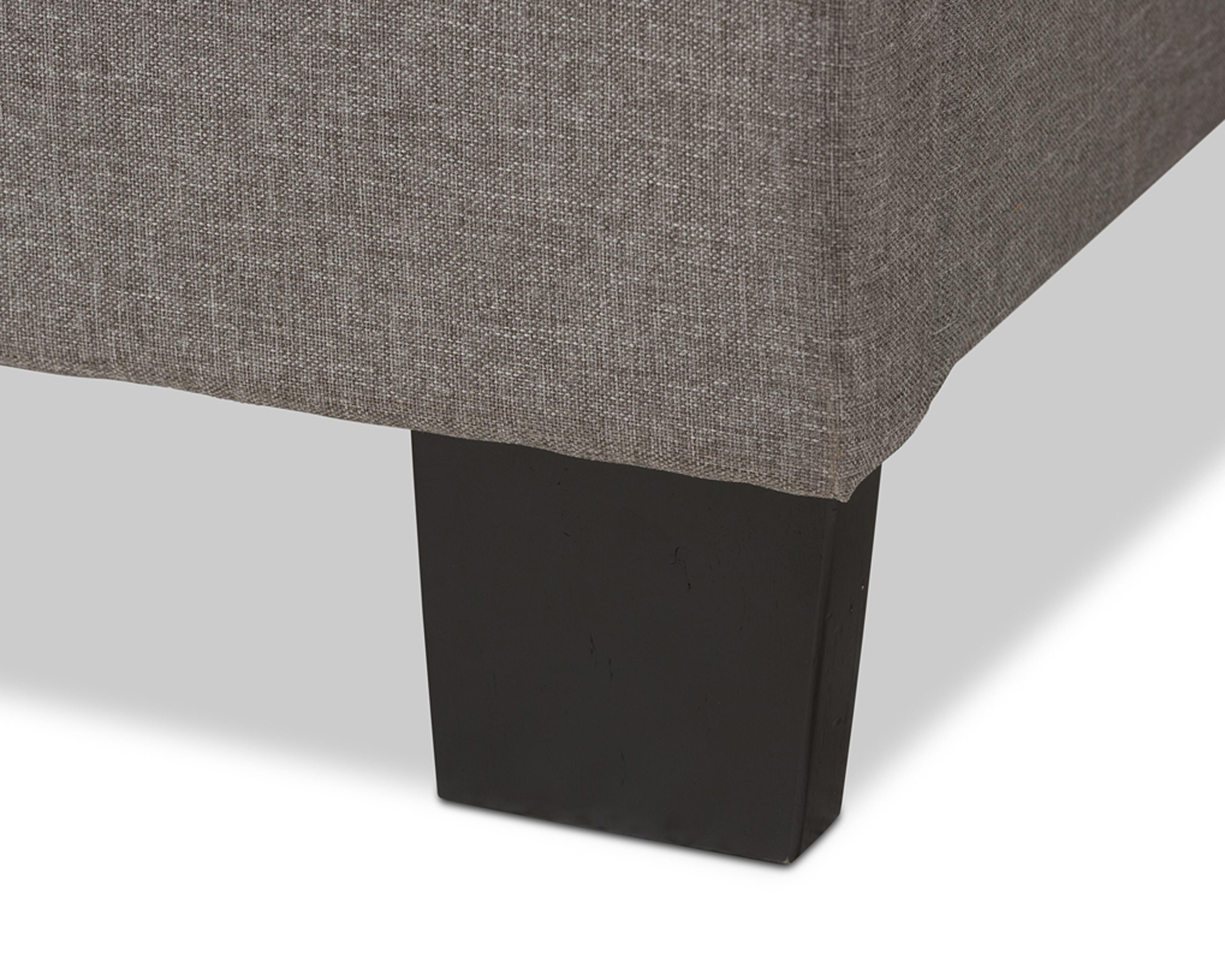 Vivienne Queen Upholstered Bed, Gray, large