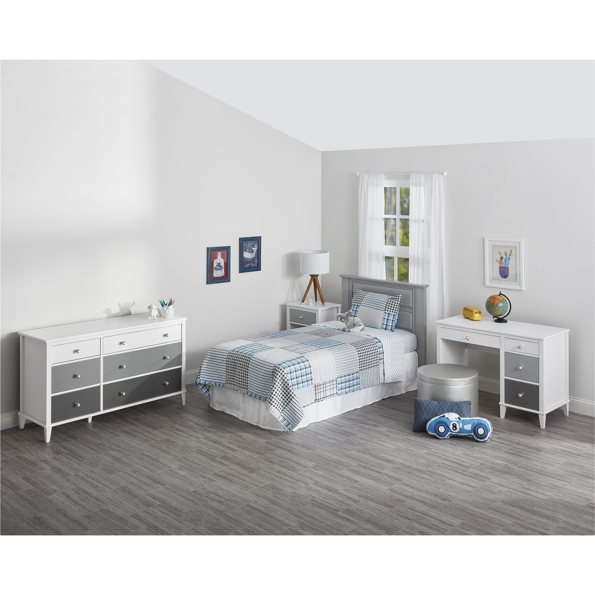 Three Tone Little Seeds Monarch Hill Poppy Kids Desk, Gray, rollover