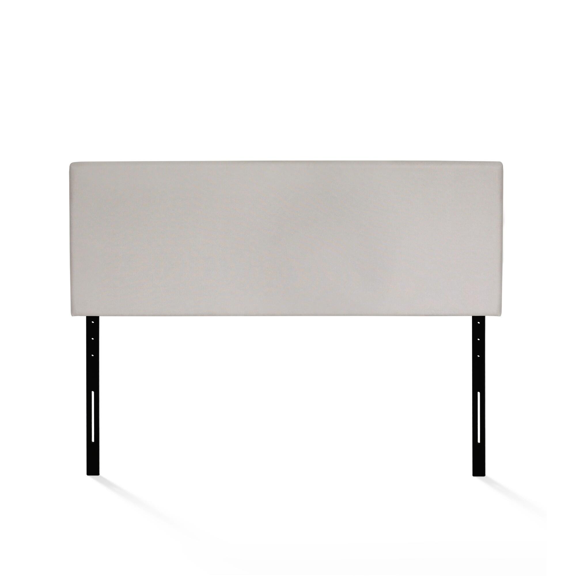 Upholstered Queen Panel Headboard, Fog, large