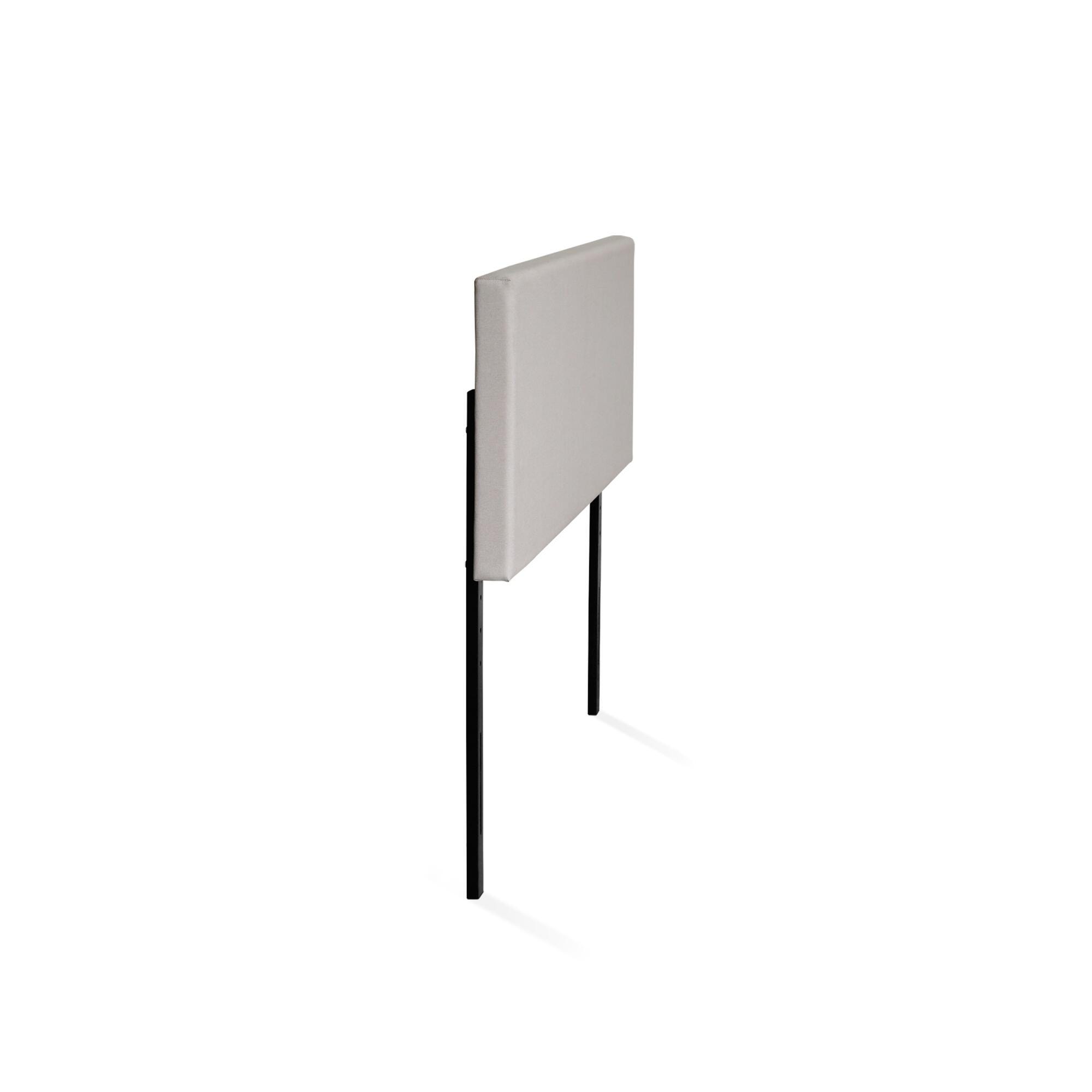 Upholstered Queen Panel Headboard, Fog, large