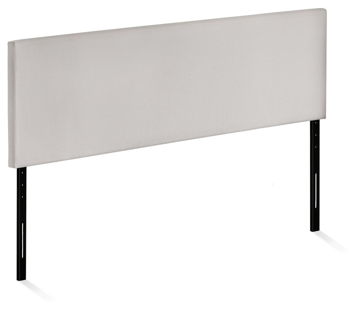 Upholstered King Panel Headboard, Fog, large