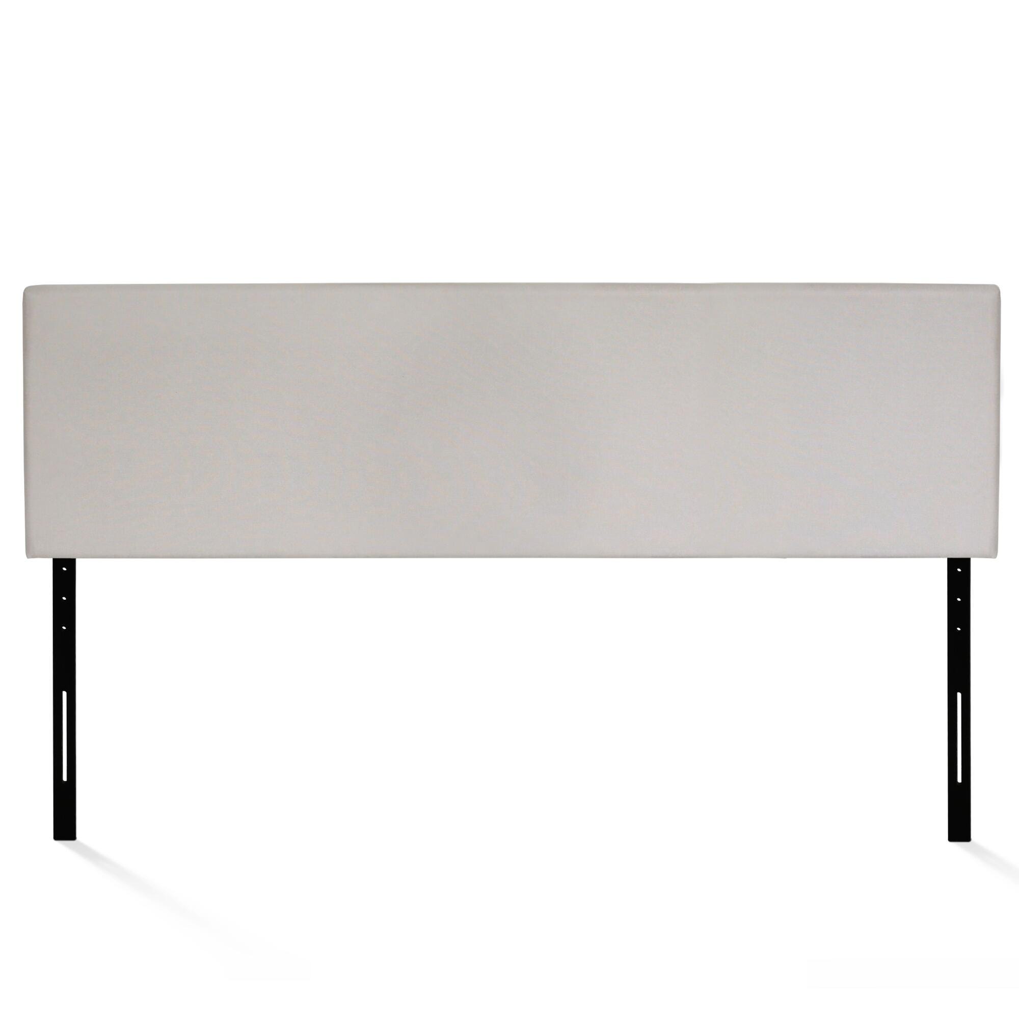 Upholstered King Panel Headboard, Fog, large