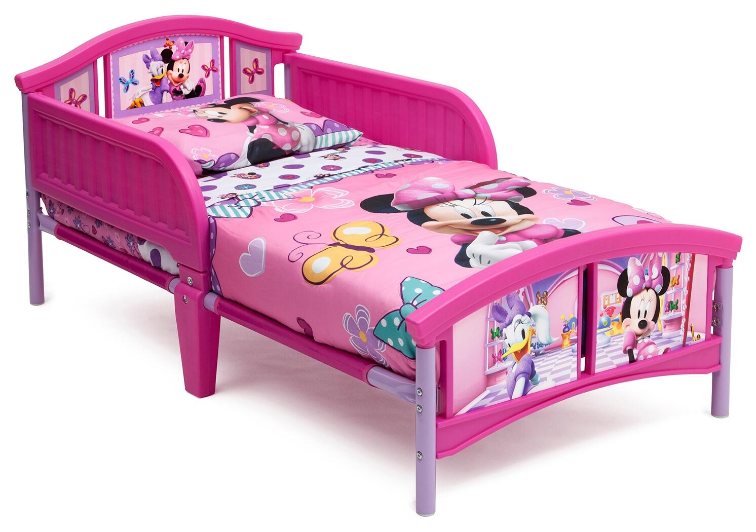 Delta Children Disney Minnie Mouse Plastic Toddler Bed, , large