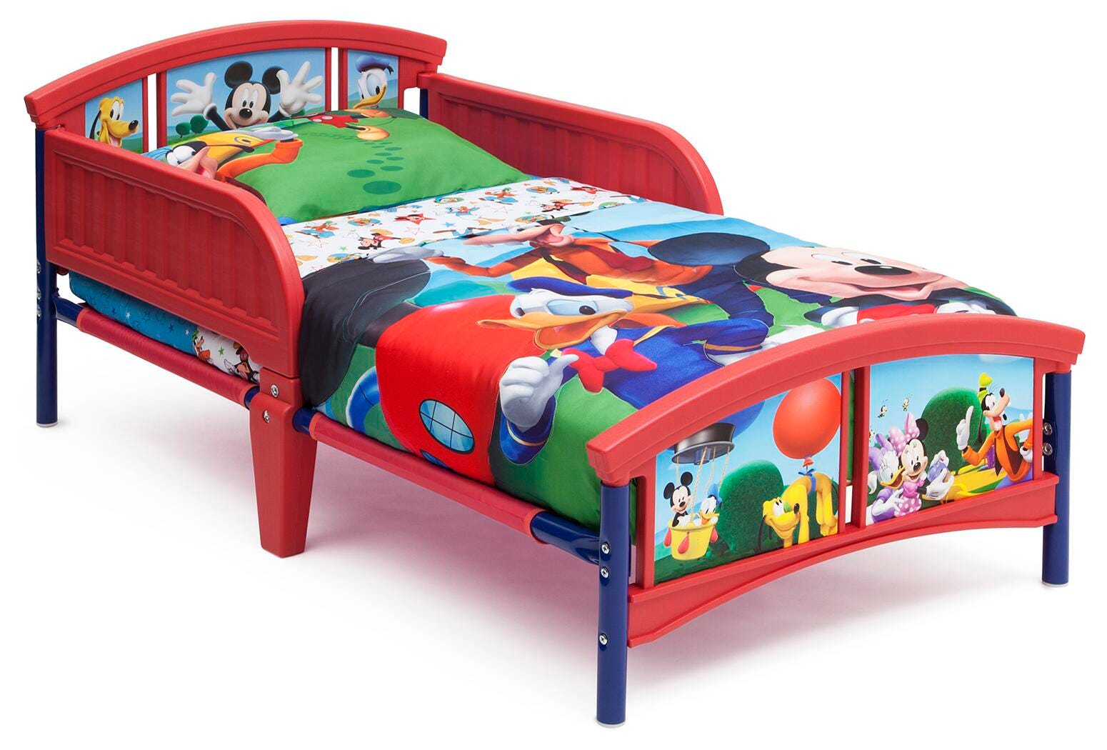 Delta Children Disney Mickey Mouse Plastic Toddler Bed, , large