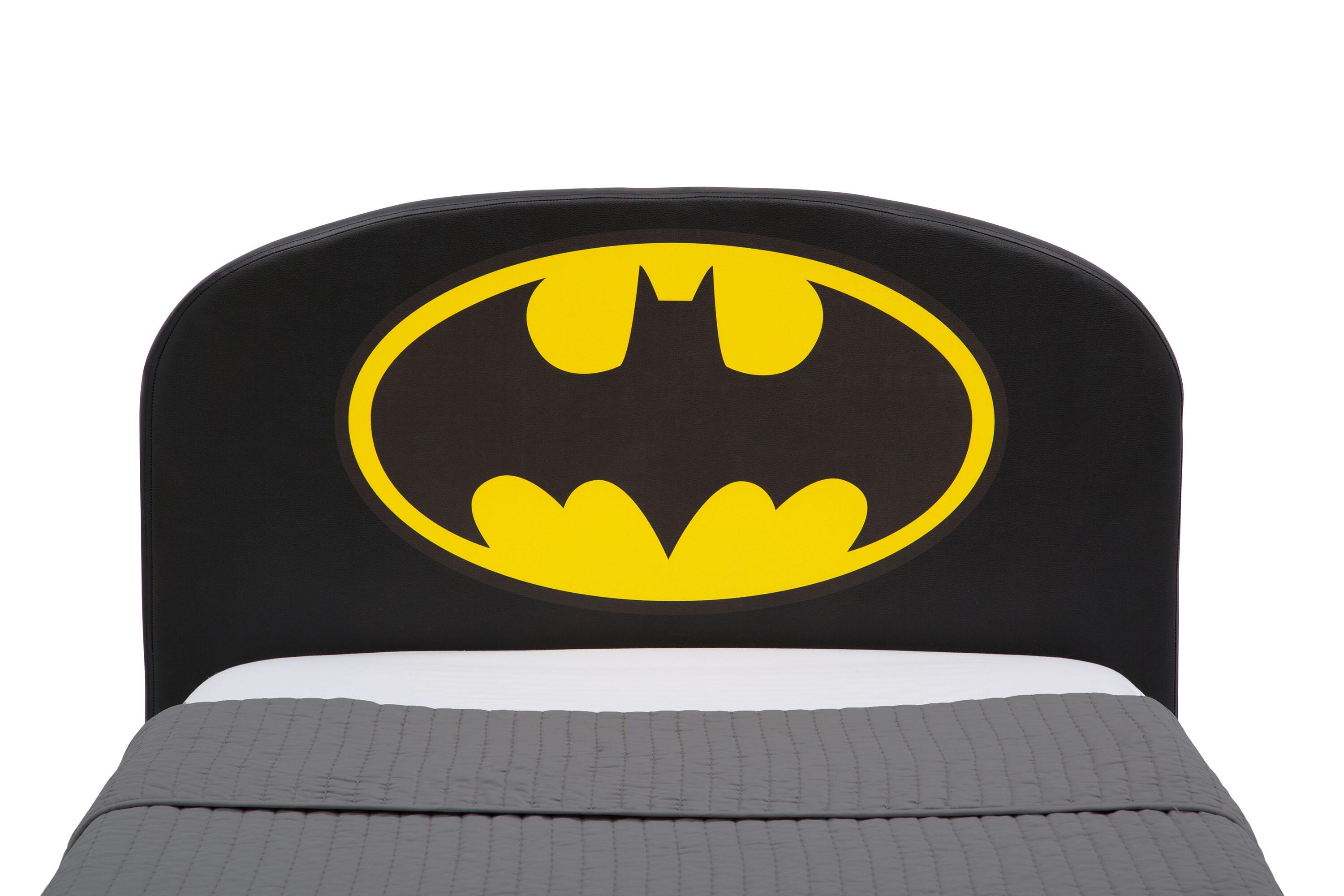 Delta Children Dc Comics Batman Upholstered Twin Bed, , large