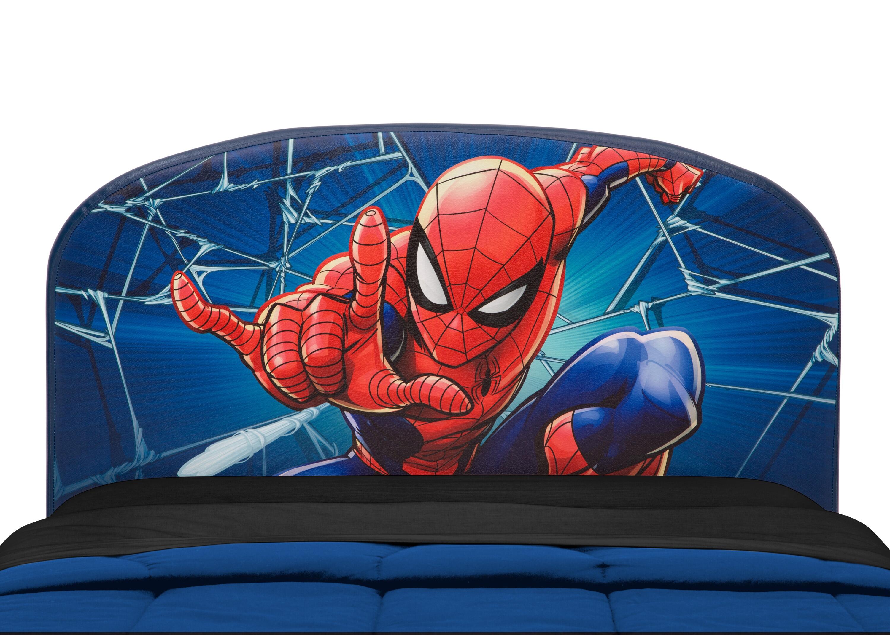 Delta Children Marvel Spider-man Upholstered Twin Bed, , large