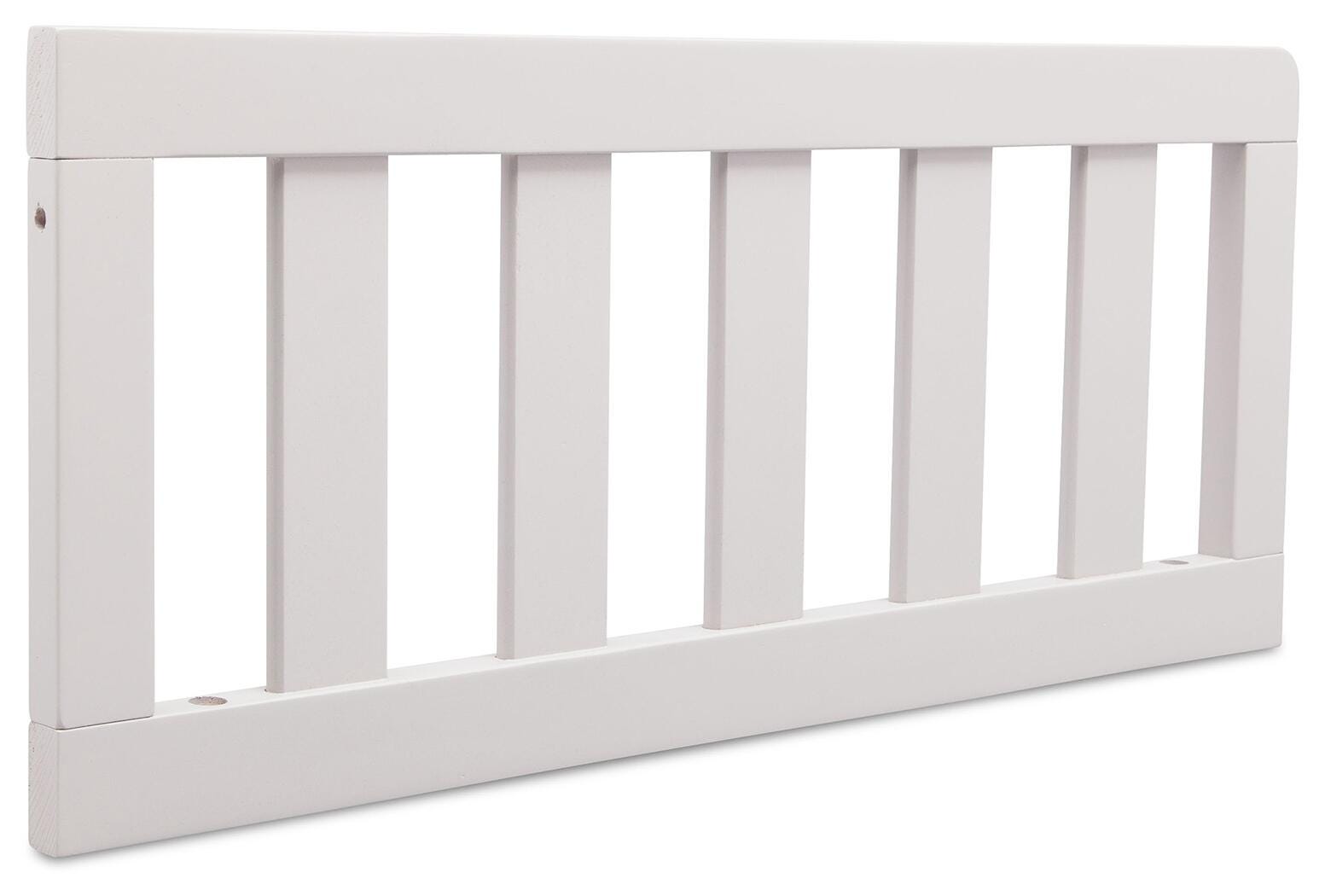 Delta Children Toddler Guardrail, White, large