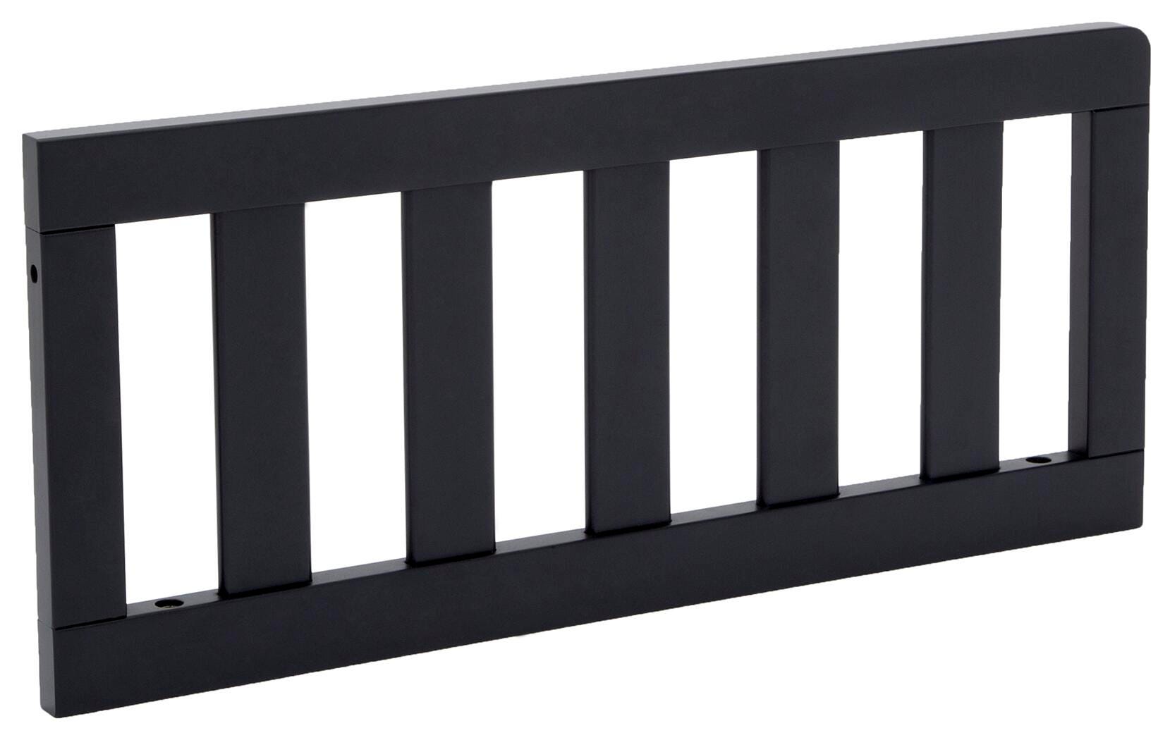 Delta Children Toddler Guardrail, Black, large