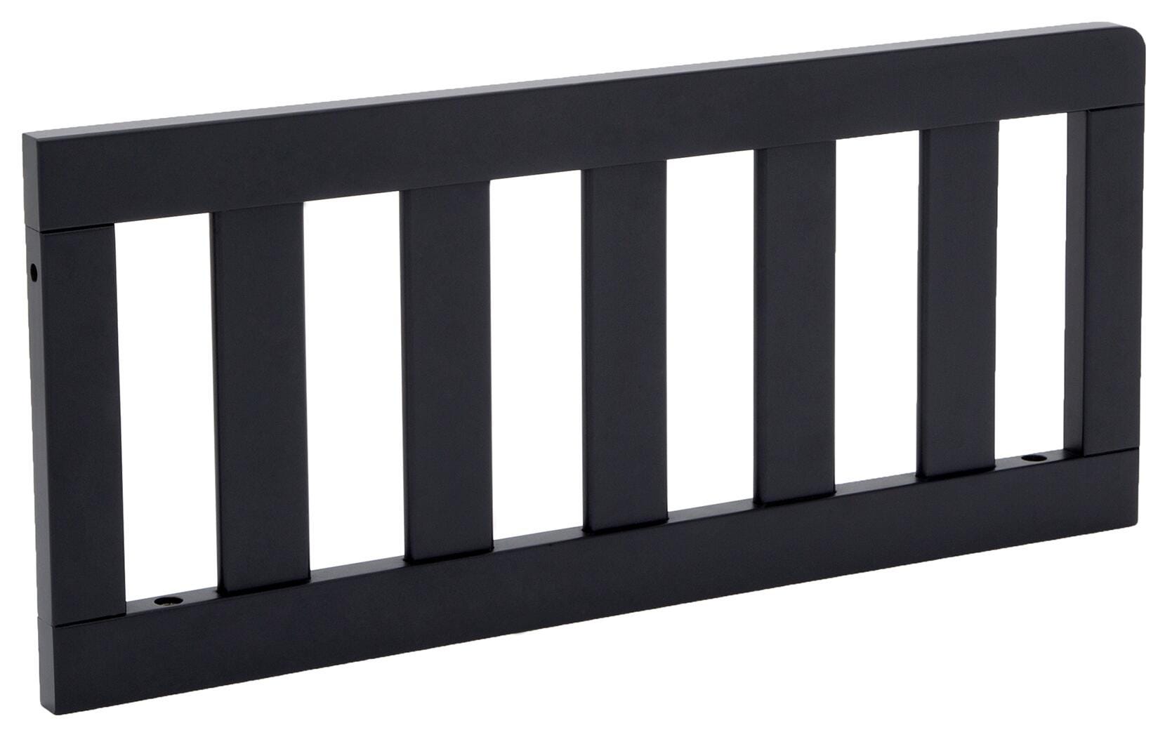 Delta Children Toddler Guardrail, Black, large