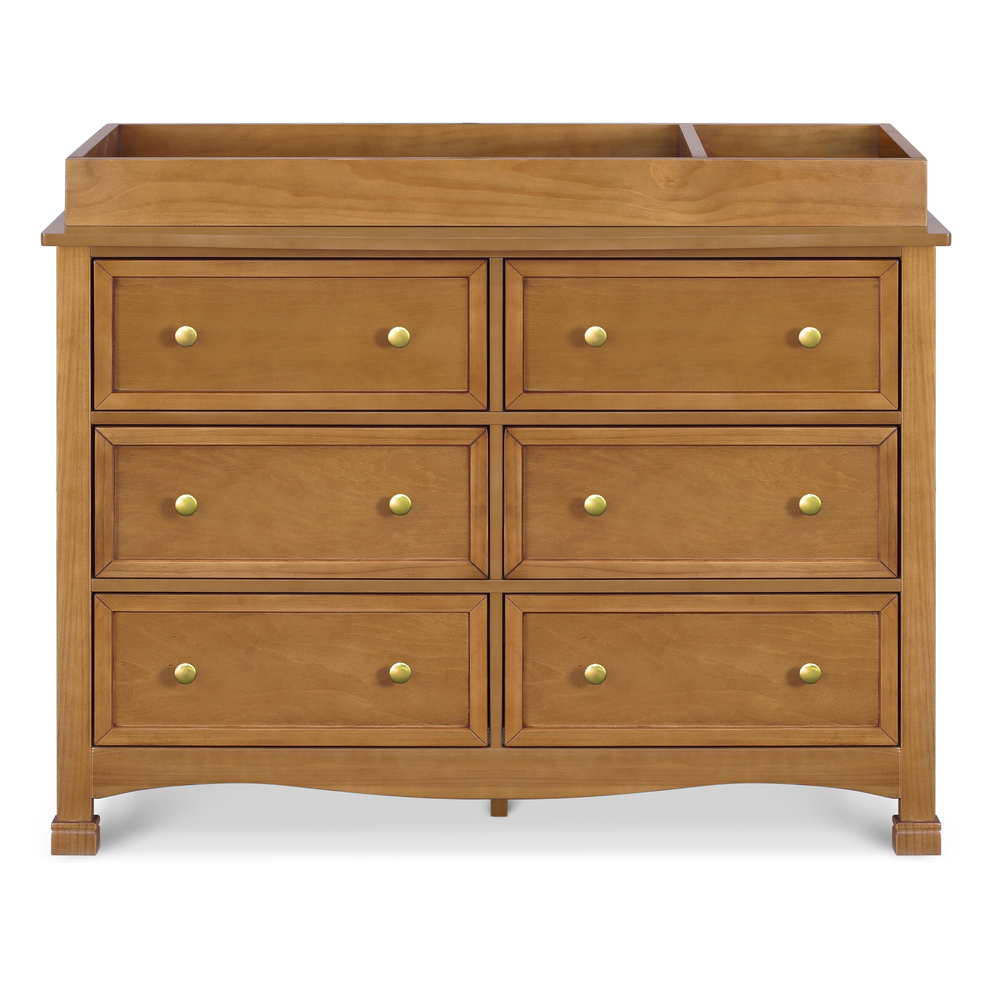 Davinci Kalani 6 Drawer Double Wide Dresser, Brown, large