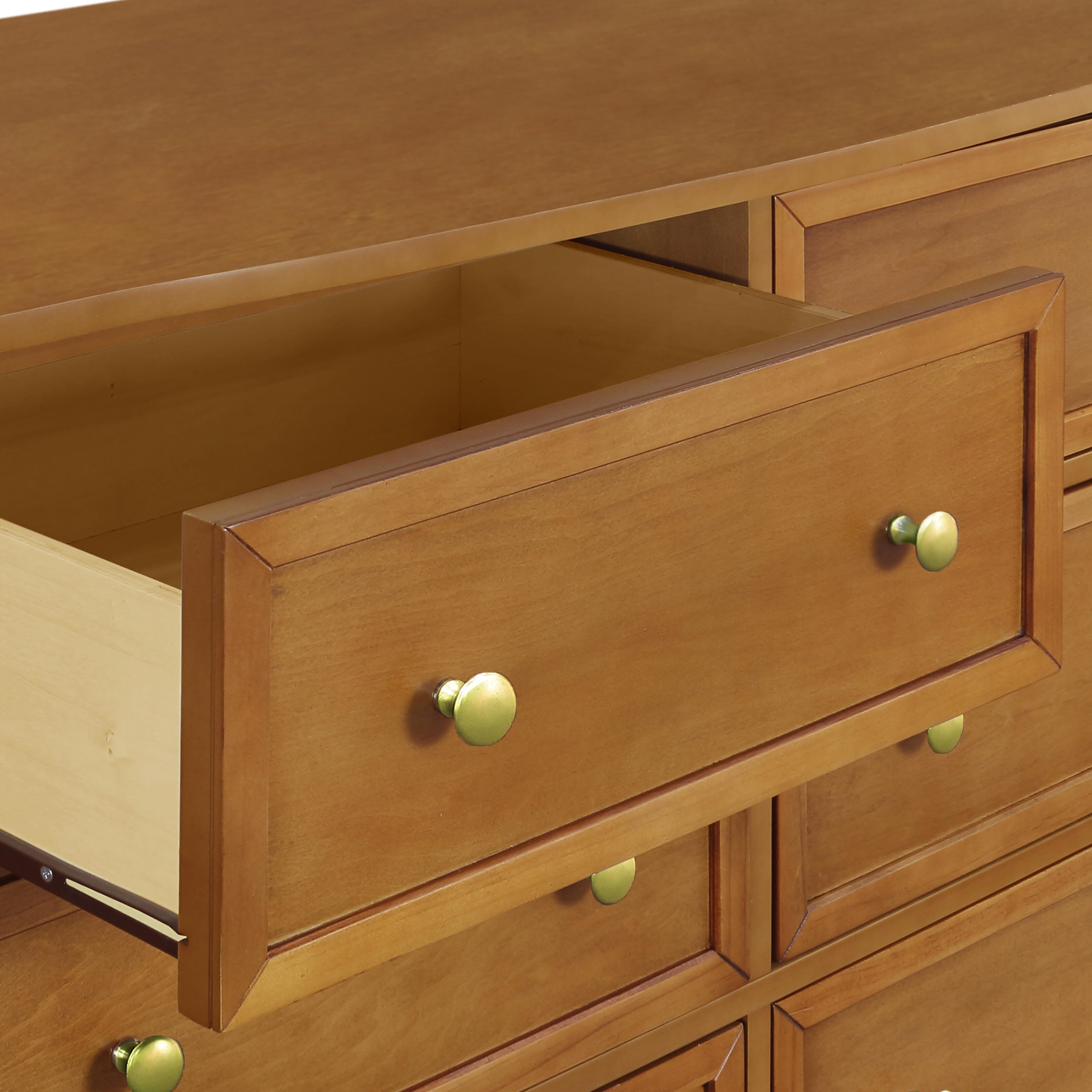 Davinci Kalani 6 Drawer Double Wide Dresser, Brown, large
