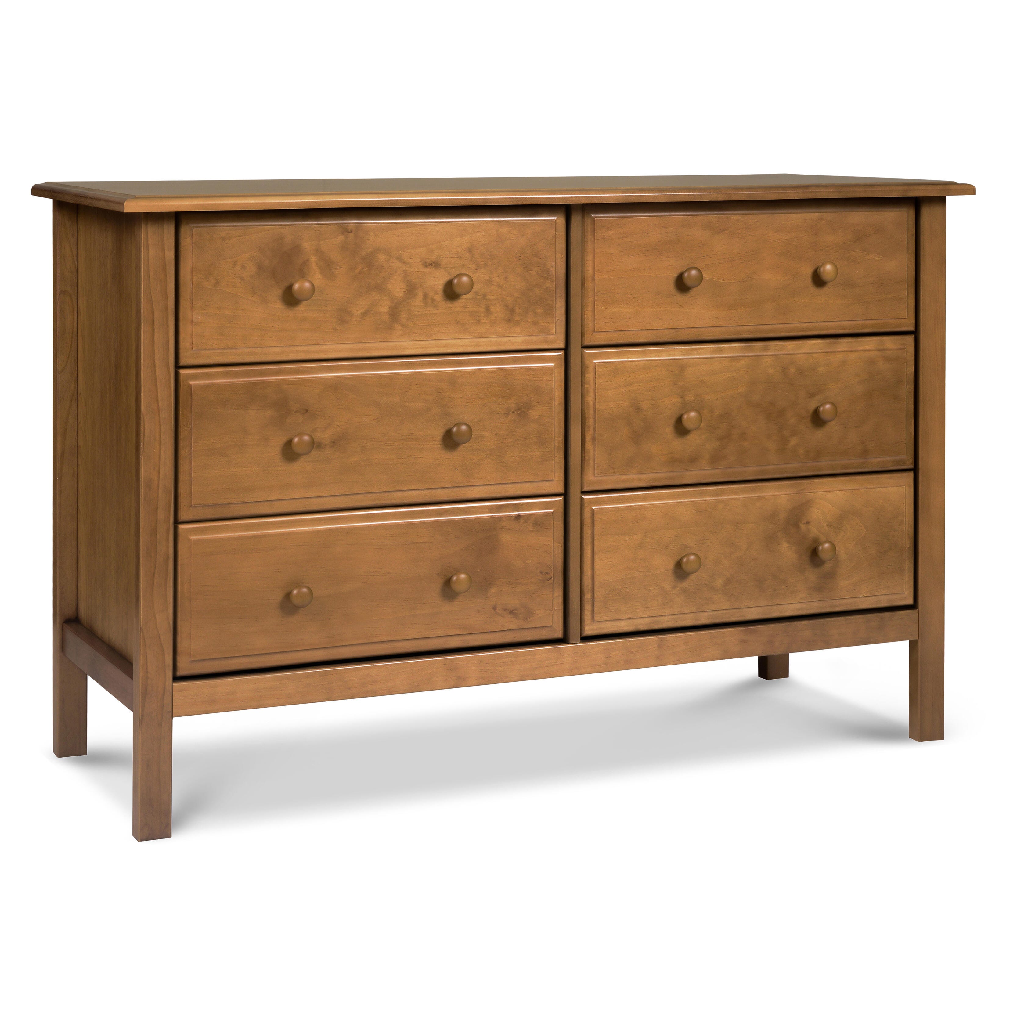 Davinci Jayden 6 Drawer Double Wide Dresser, Brown, rollover