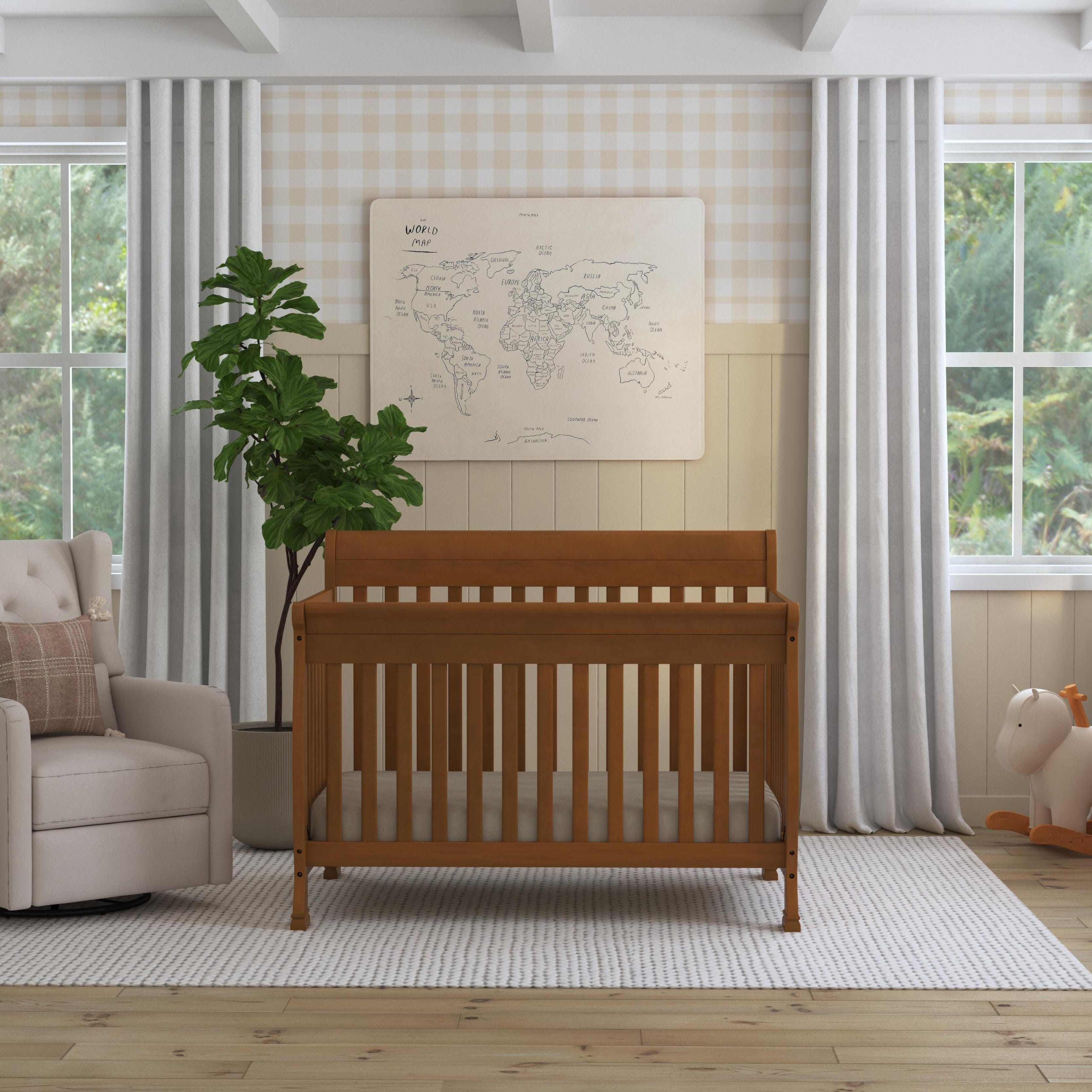 Davinci Kalani 4-in-1 Convertible Crib, Brown, large