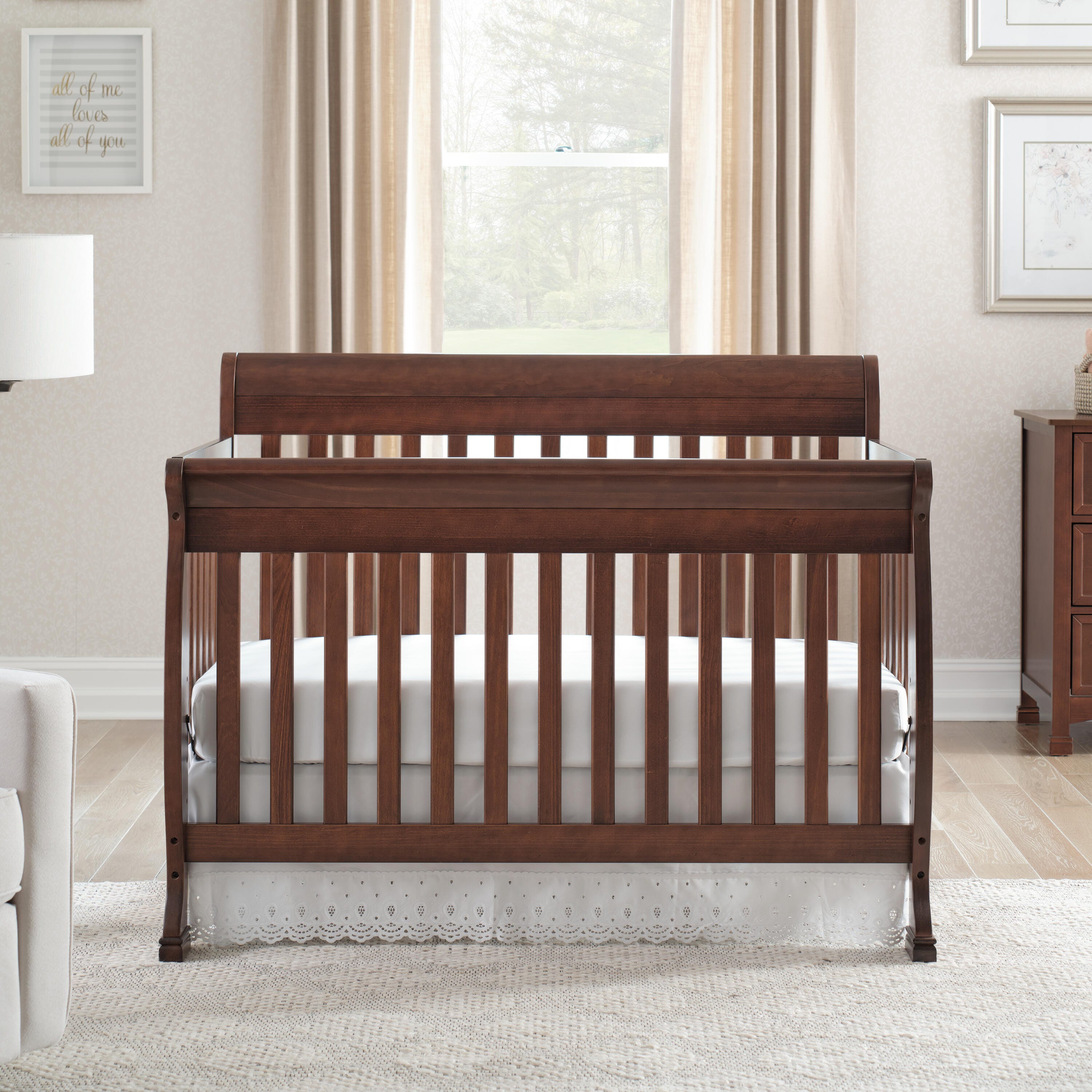 Davinci Kalani 4-in-1 Convertible Crib, Dark Brown, large