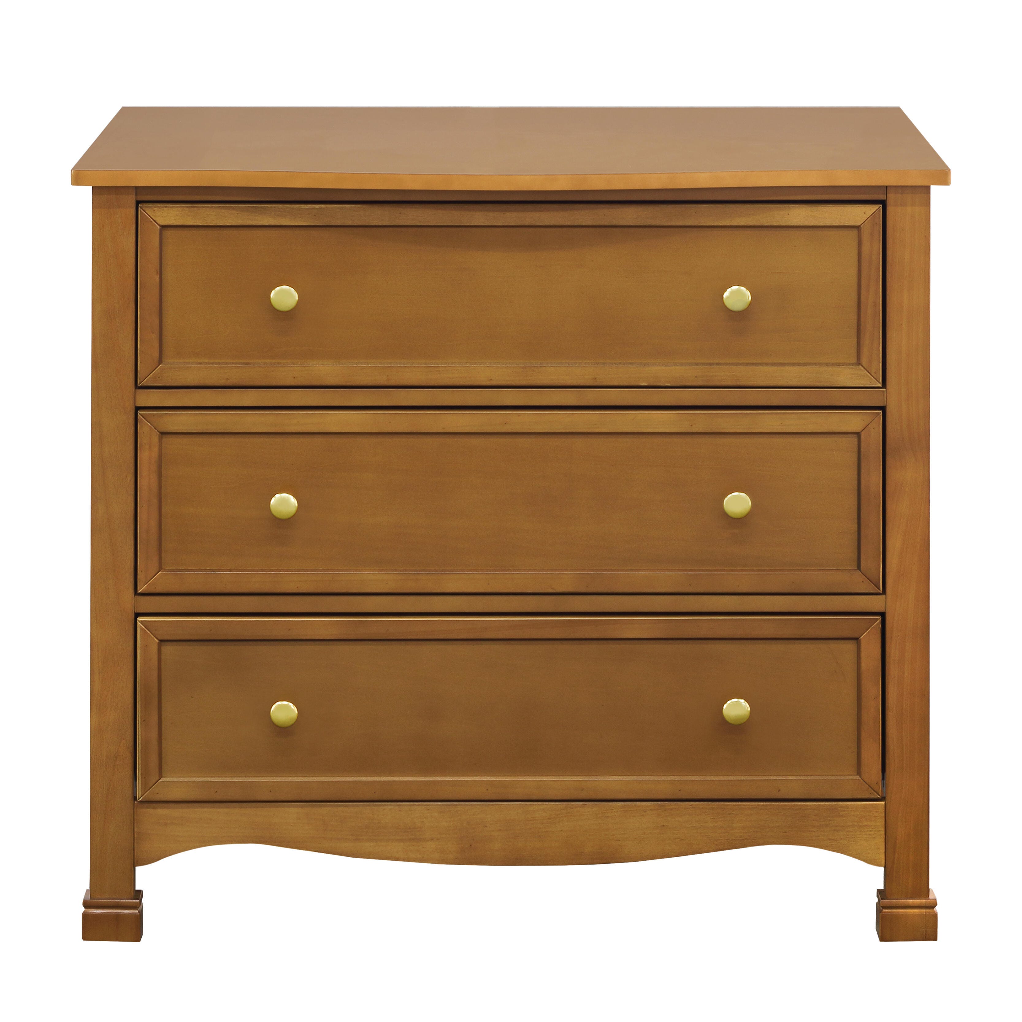 Davinci Kalani 3 Drawer Dresser, Brown, large