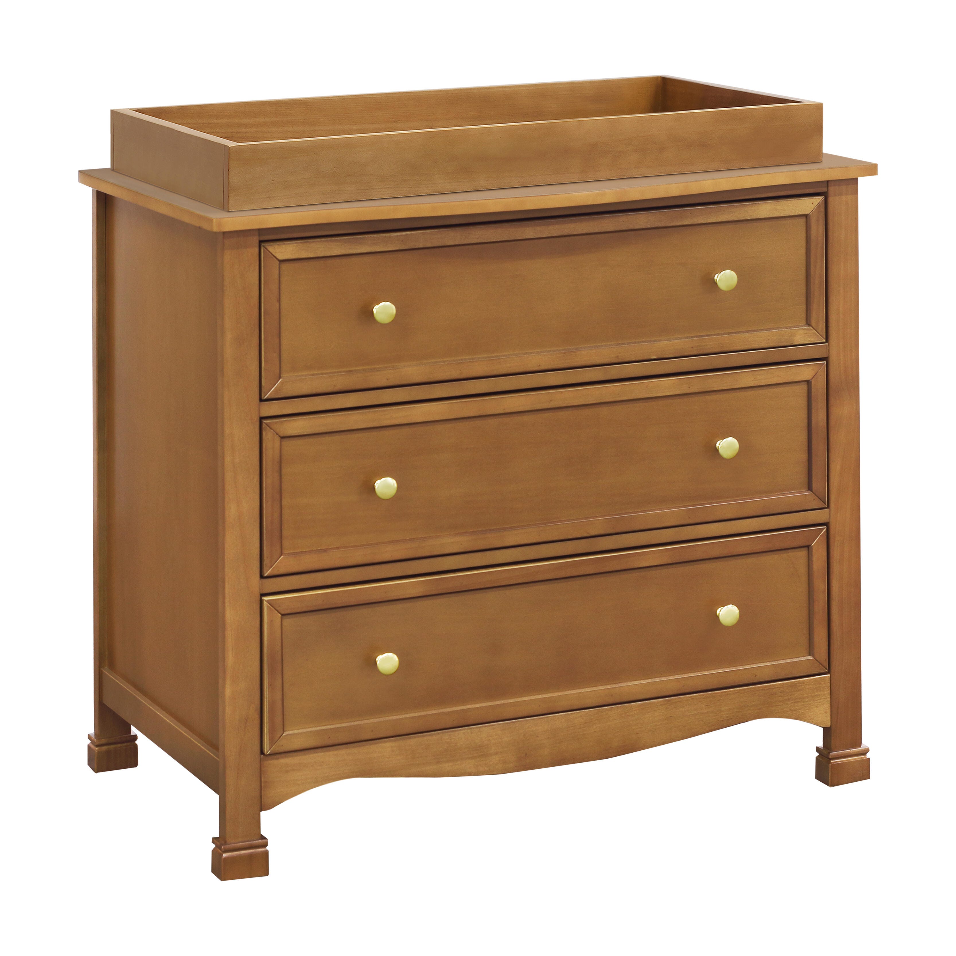 Davinci Kalani 3 Drawer Dresser, Brown, large