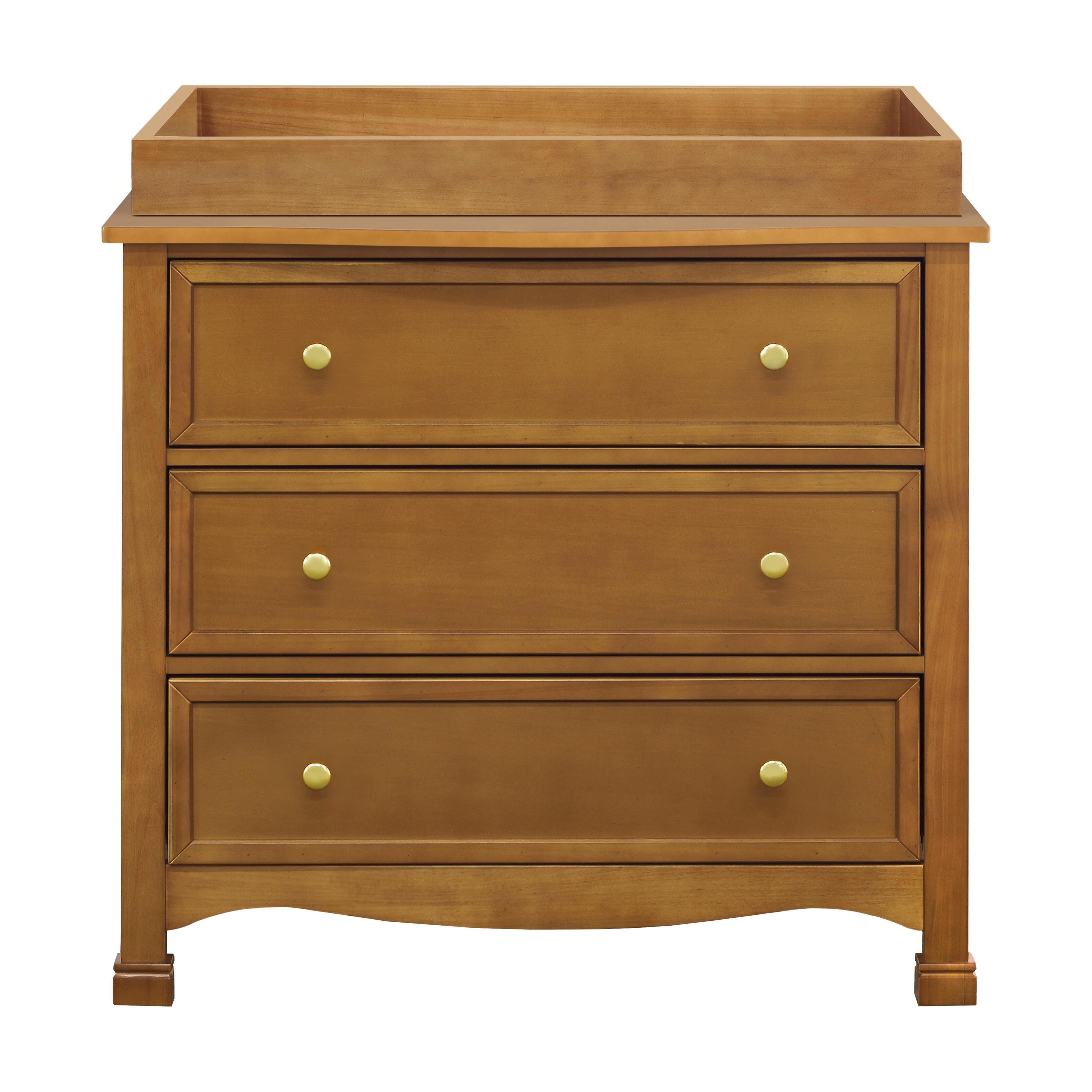 Davinci Kalani 3 Drawer Dresser, Brown, large