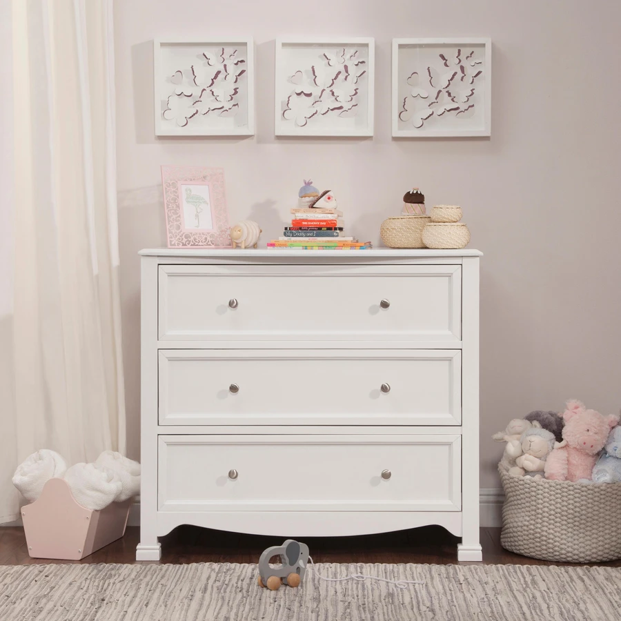 davinci kalani 3-drawer dresser in grey DaVinci Kalani 3 Drawer Dresser in Grey Finish