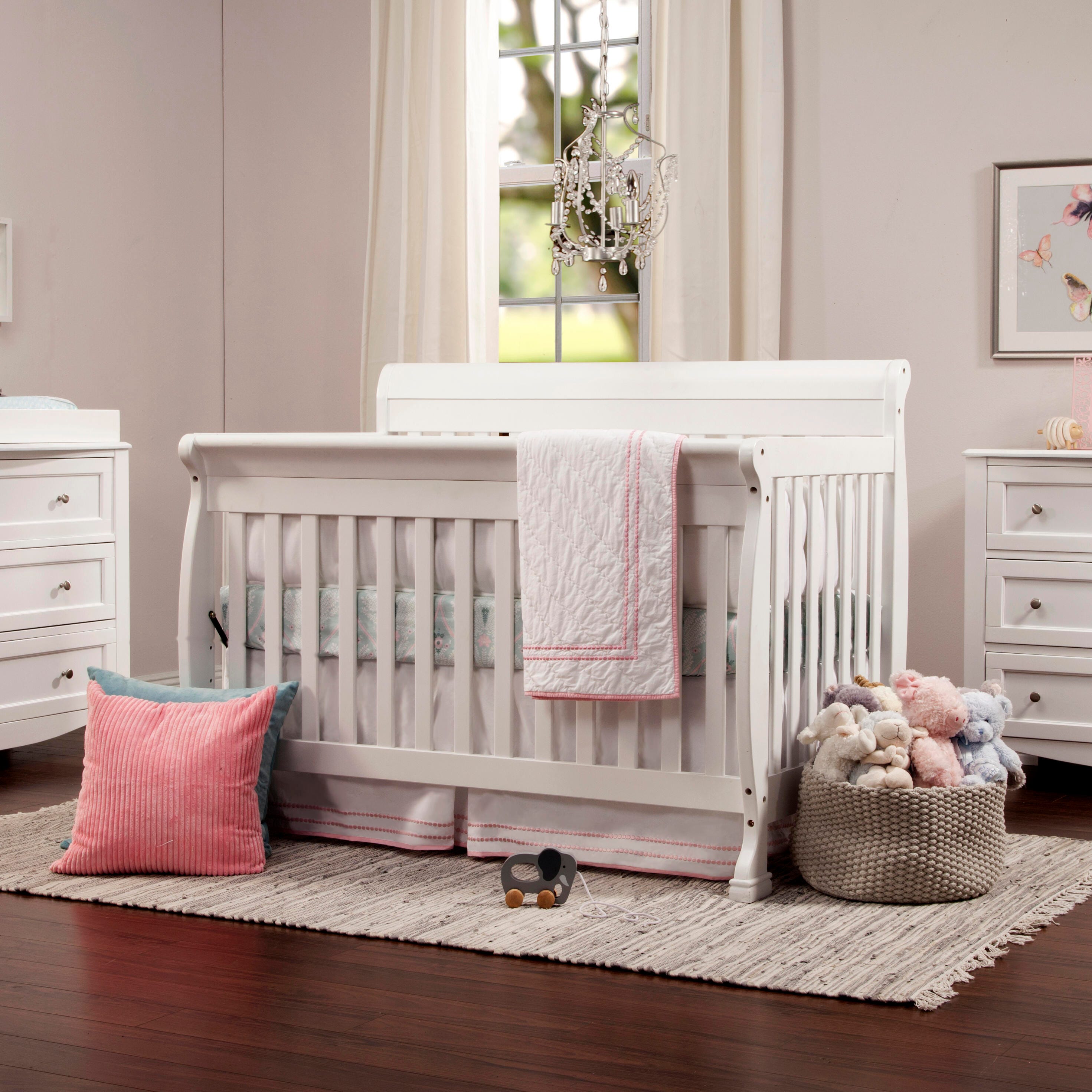 Davinci Kalani 3 Drawer Dresser, White, large