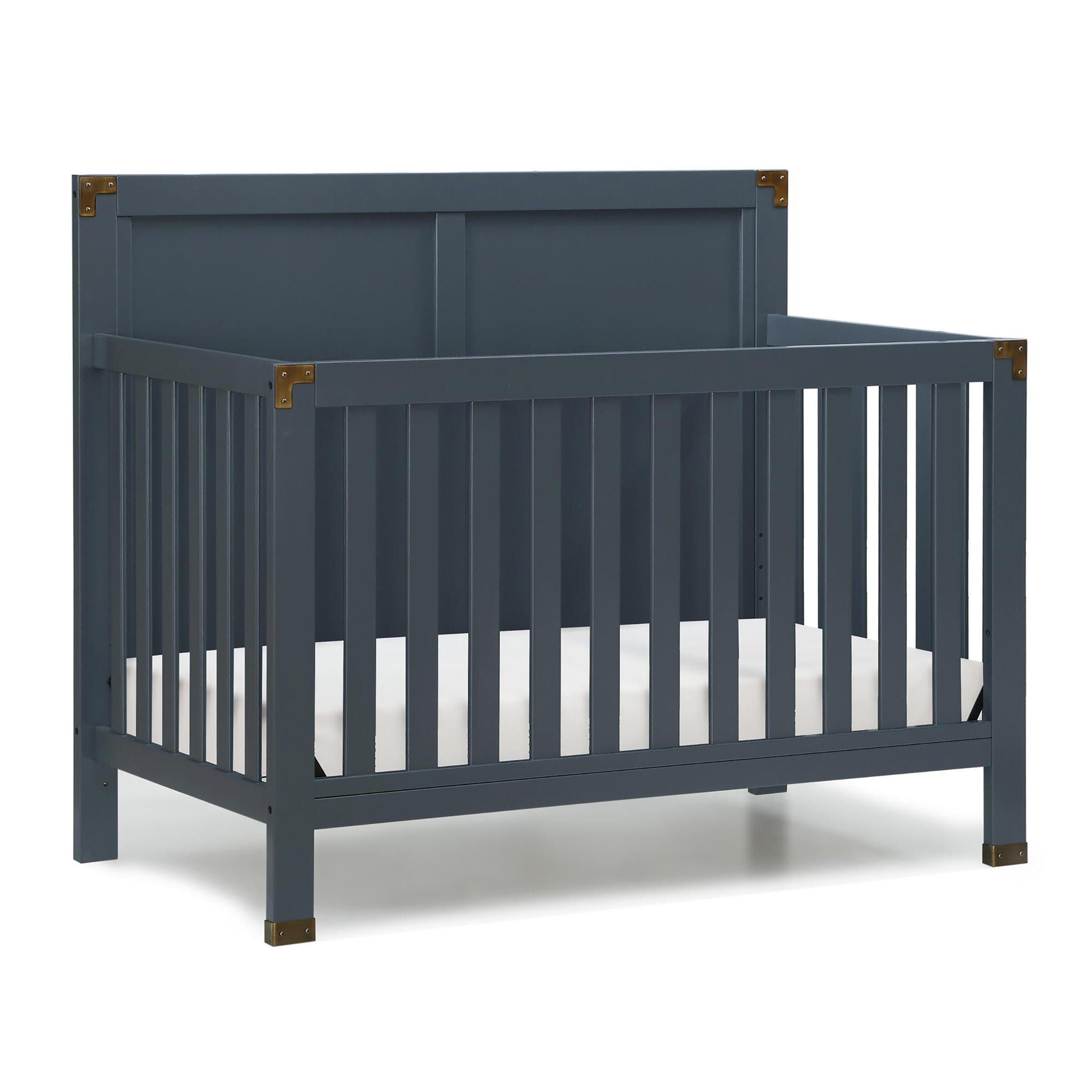 Baby Relax Miles 5-in-1 Convertible Crib, Blue, large