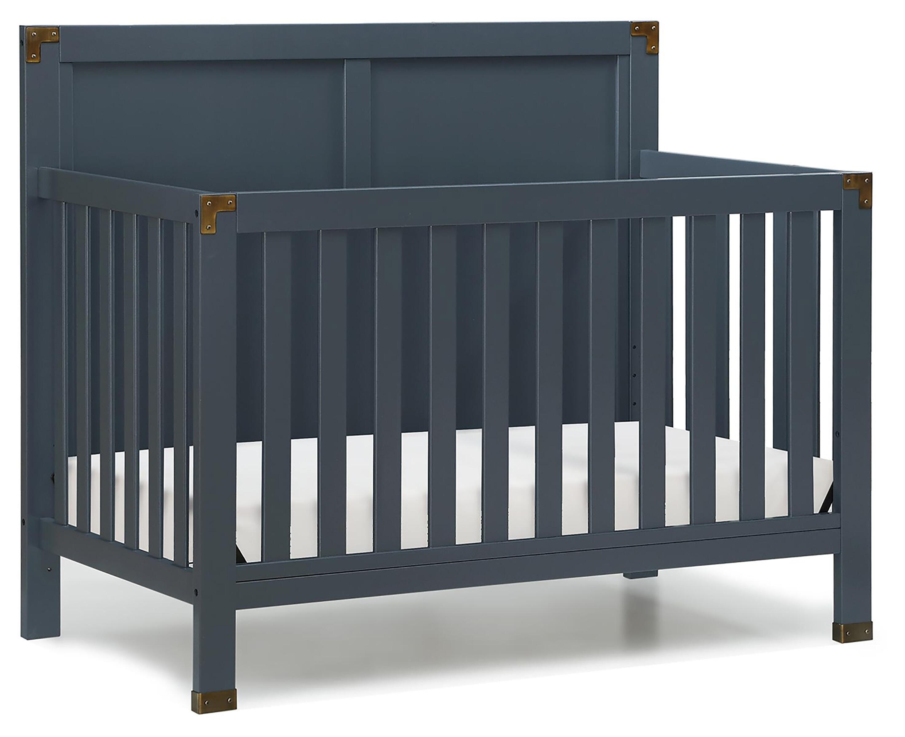 Baby Relax Miles 5-in-1 Convertible Crib, Blue, large