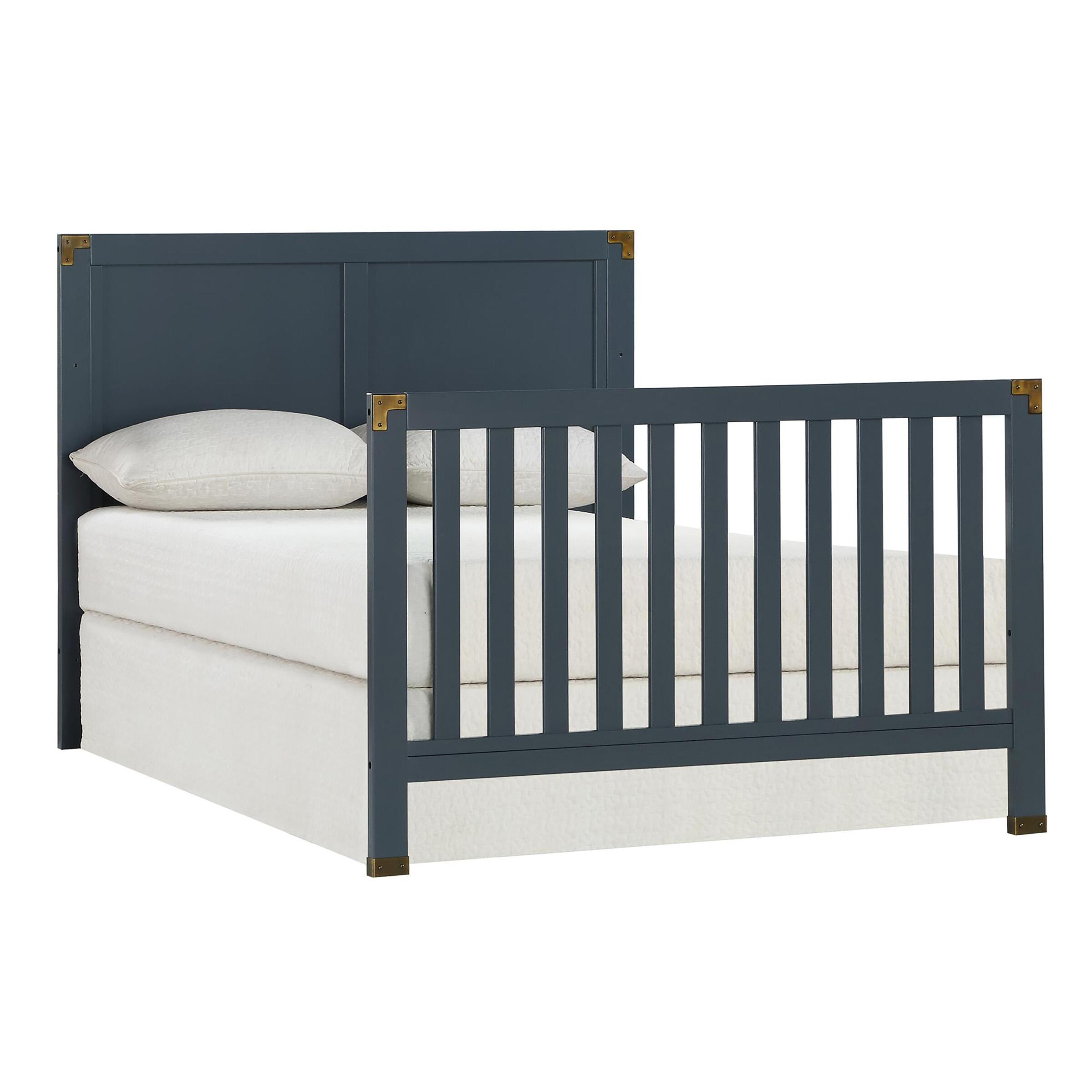Baby Relax Miles 5-in-1 Convertible Crib, Blue, large