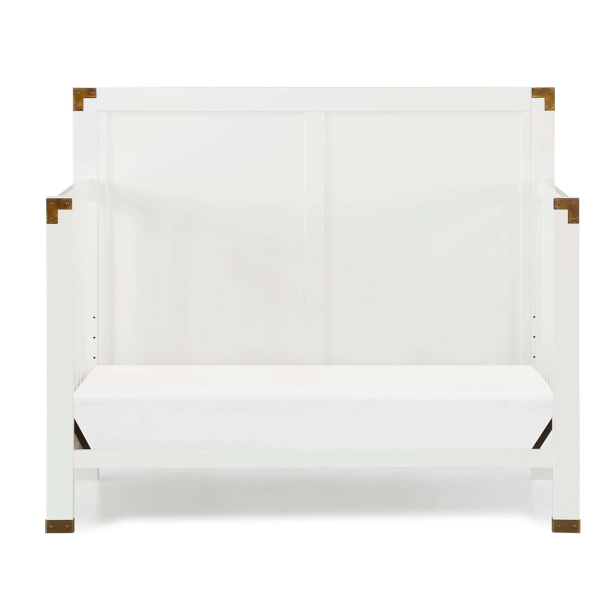 Baby Relax Miles 5-in-1 Convertible Crib, White, large