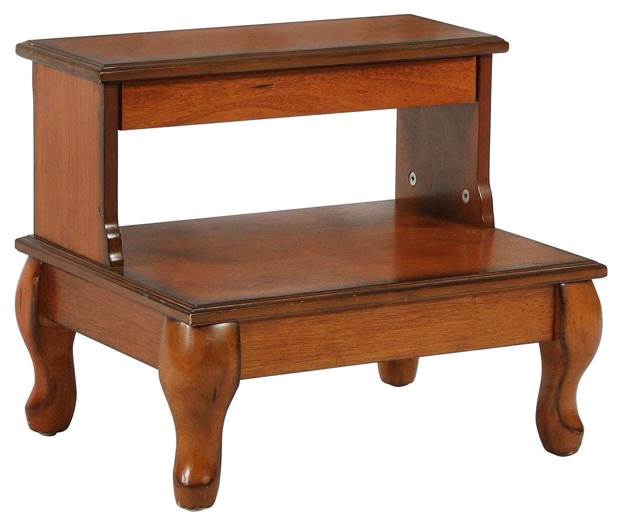 Linon Marris Bed Step Stool with Storage, , large
