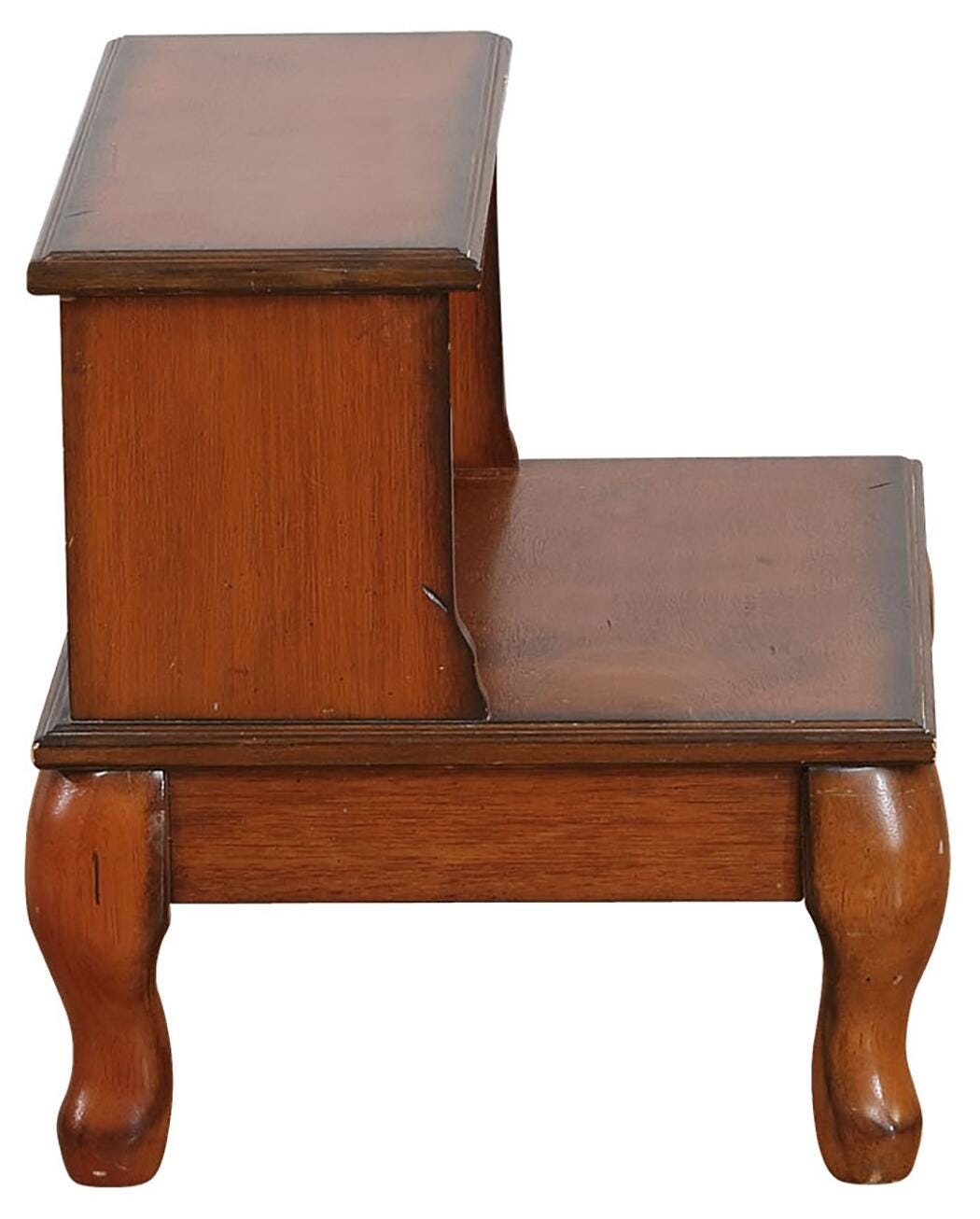 Linon Marris Bed Step Stool with Storage, , large