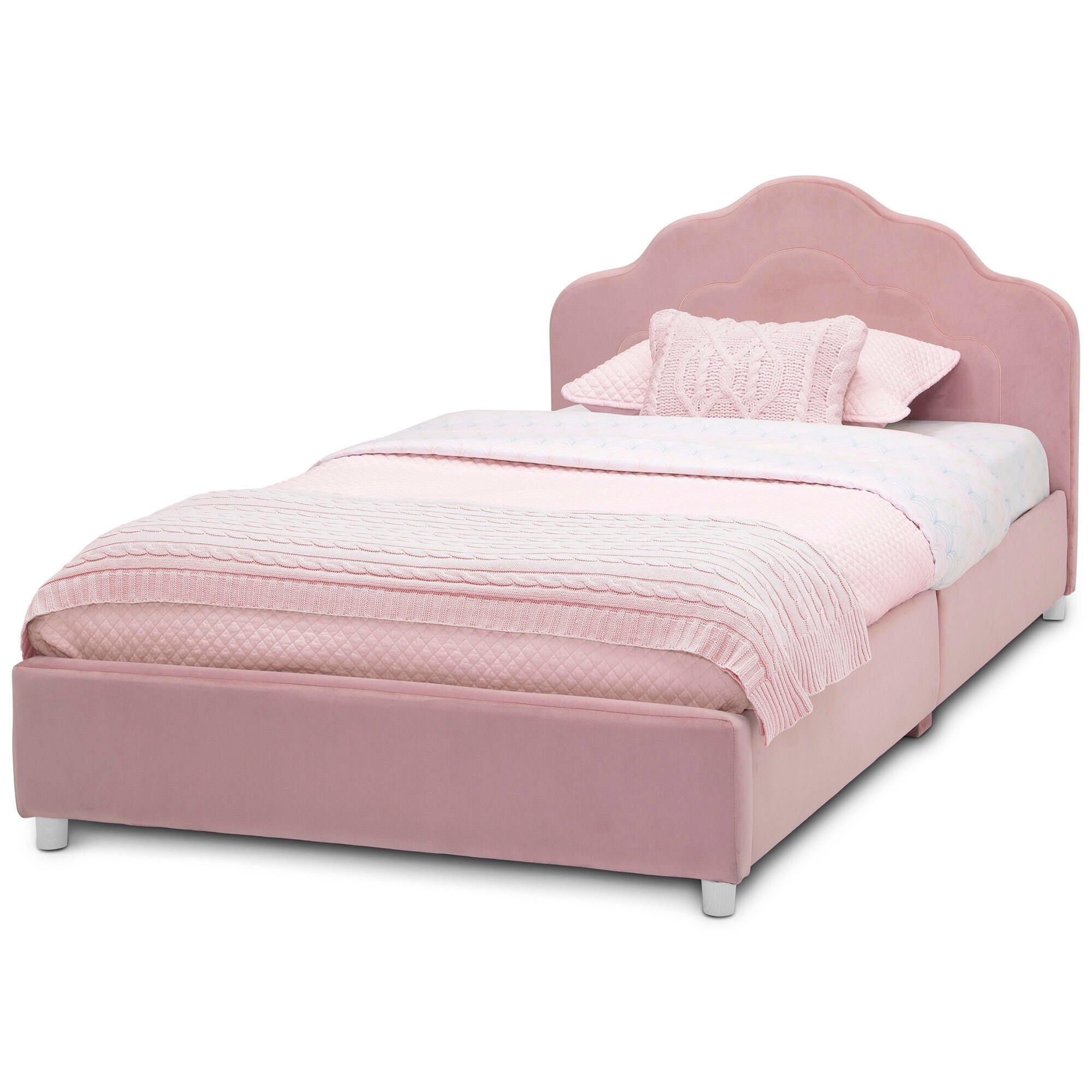 Delta Children Upholstered Twin Bed, , large