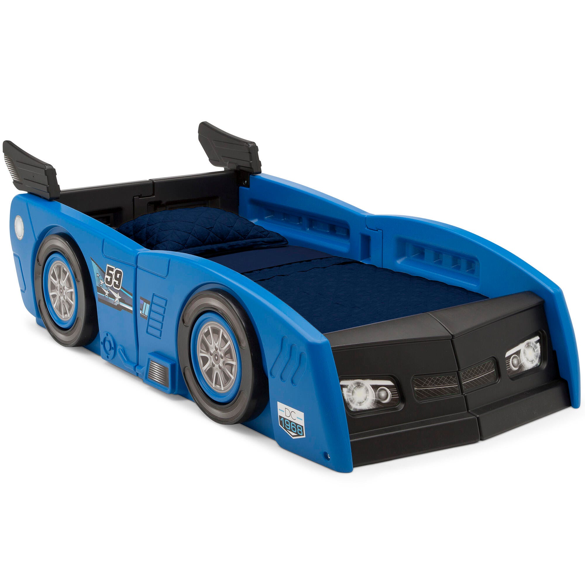Delta Children Grand Prix Race Car Toddler And Twin Bed