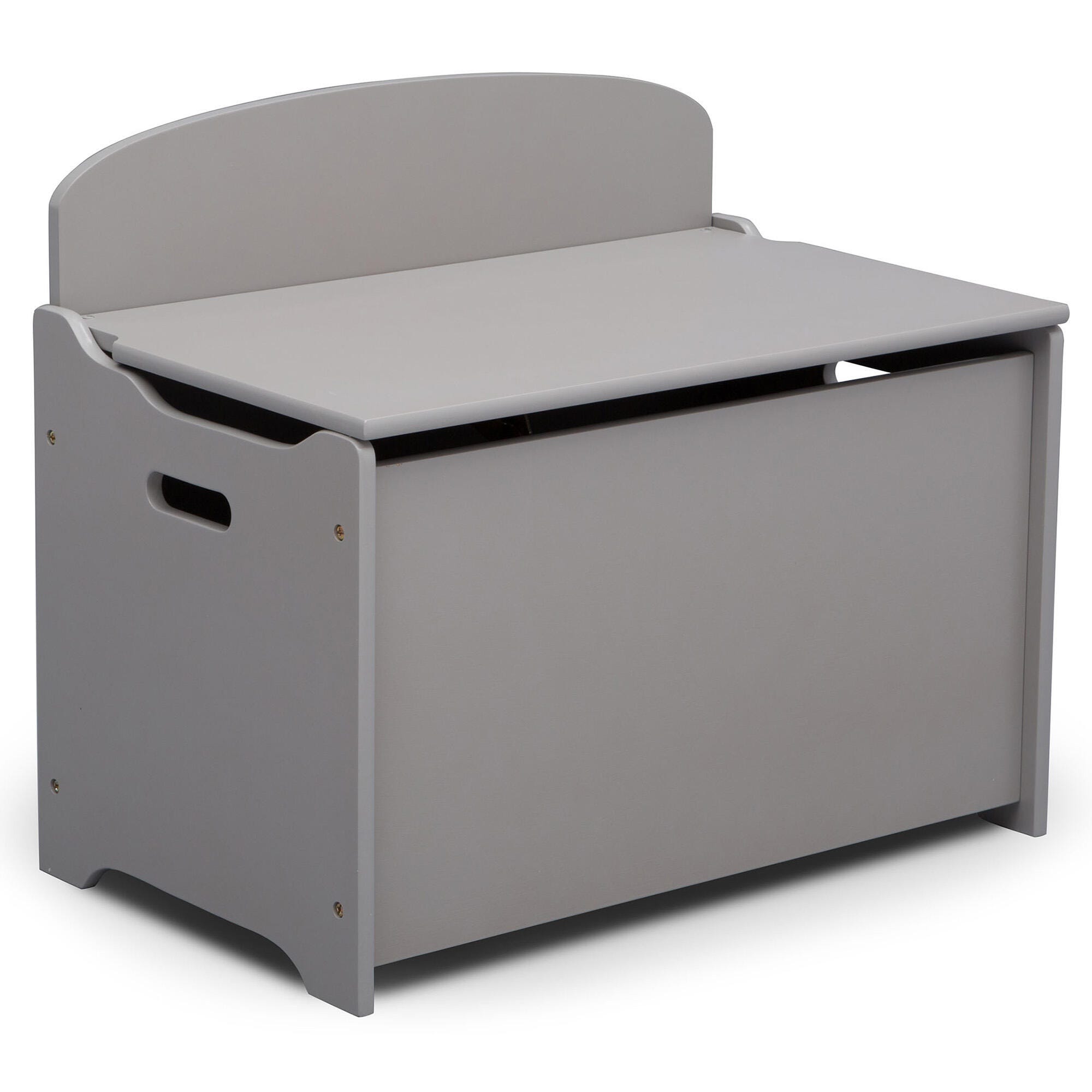 Delta Children Mysize Deluxe Toy Box, Gray, large