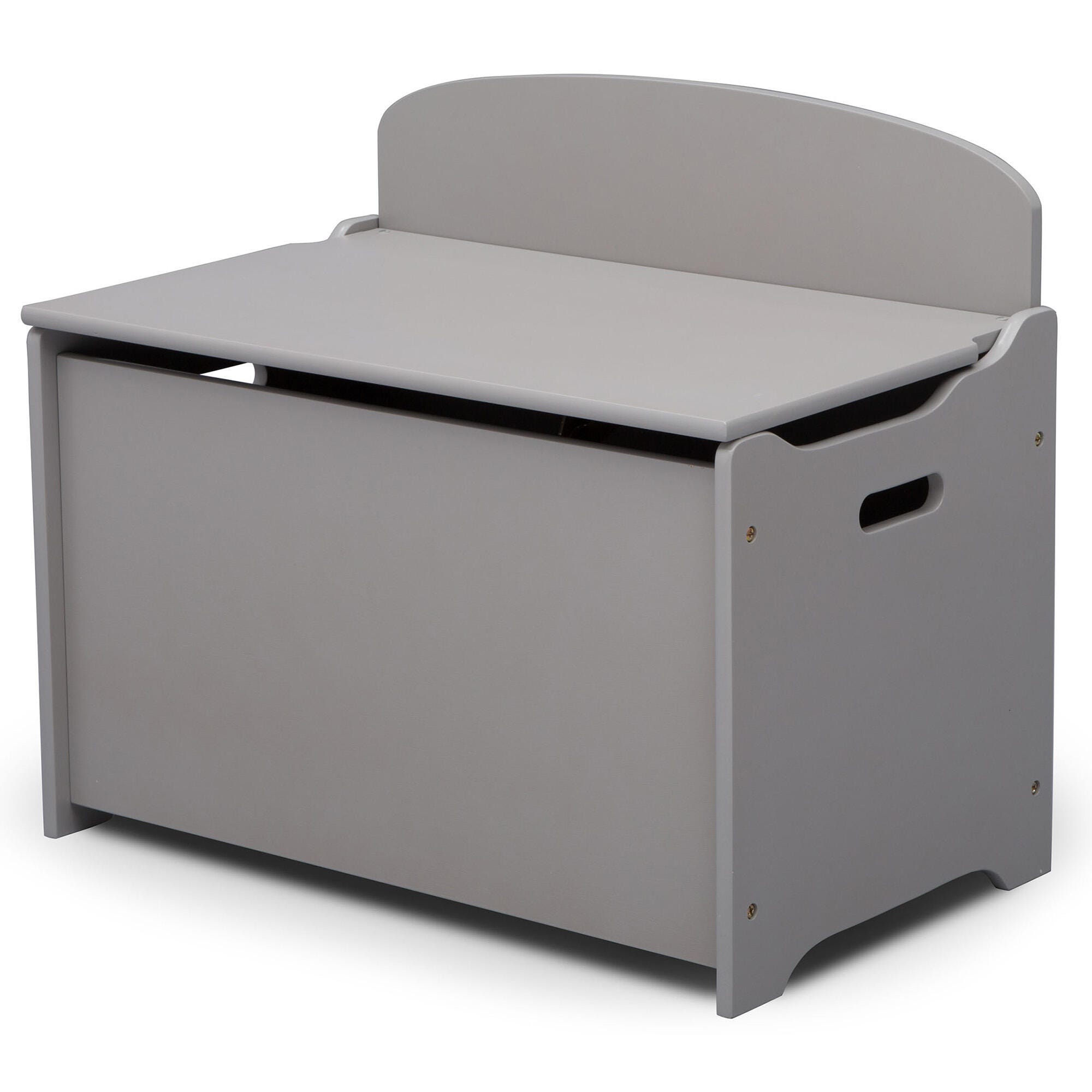 Delta Children Mysize Deluxe Toy Box, Gray, large