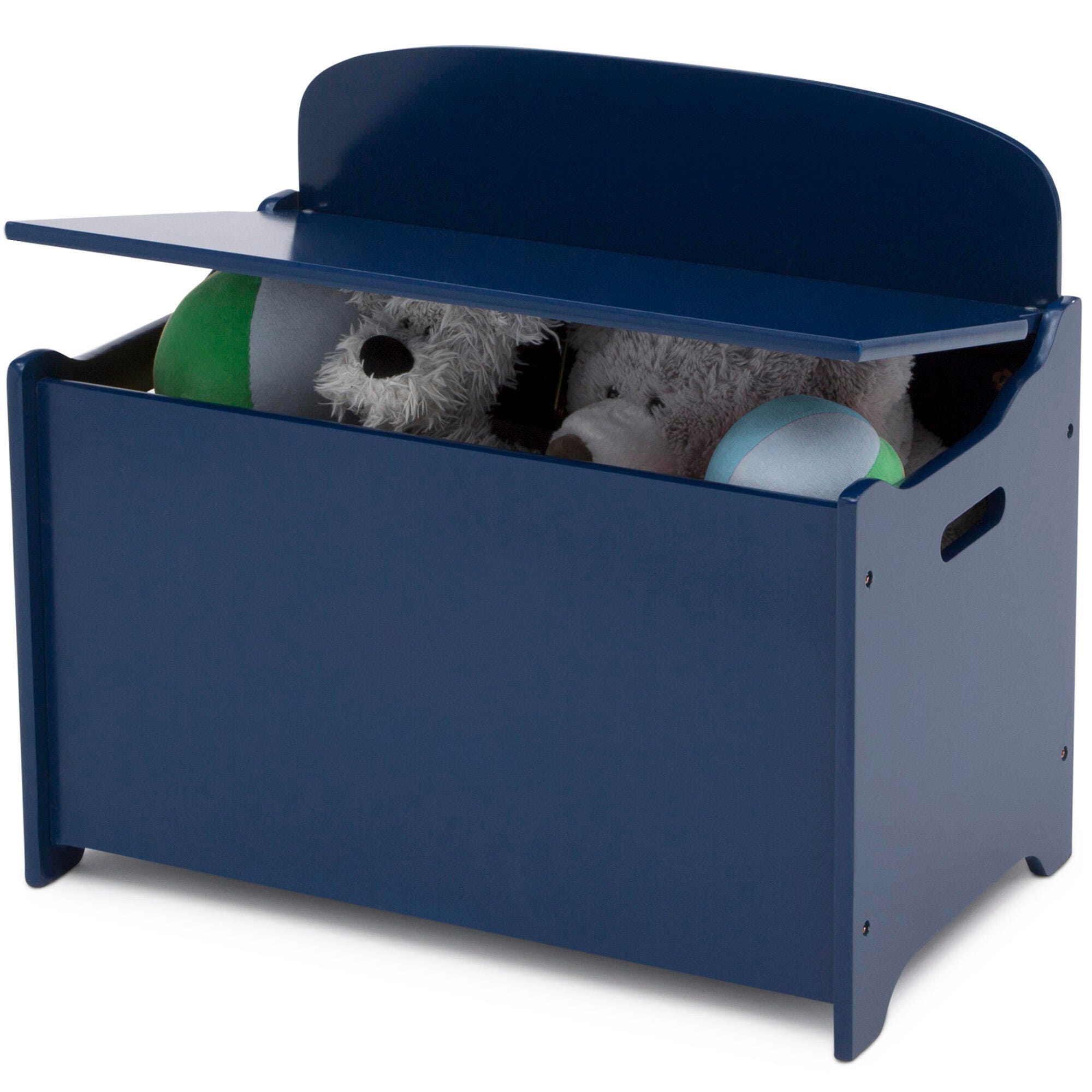 Delta Children Mysize Deluxe Toy Box, Blue, large