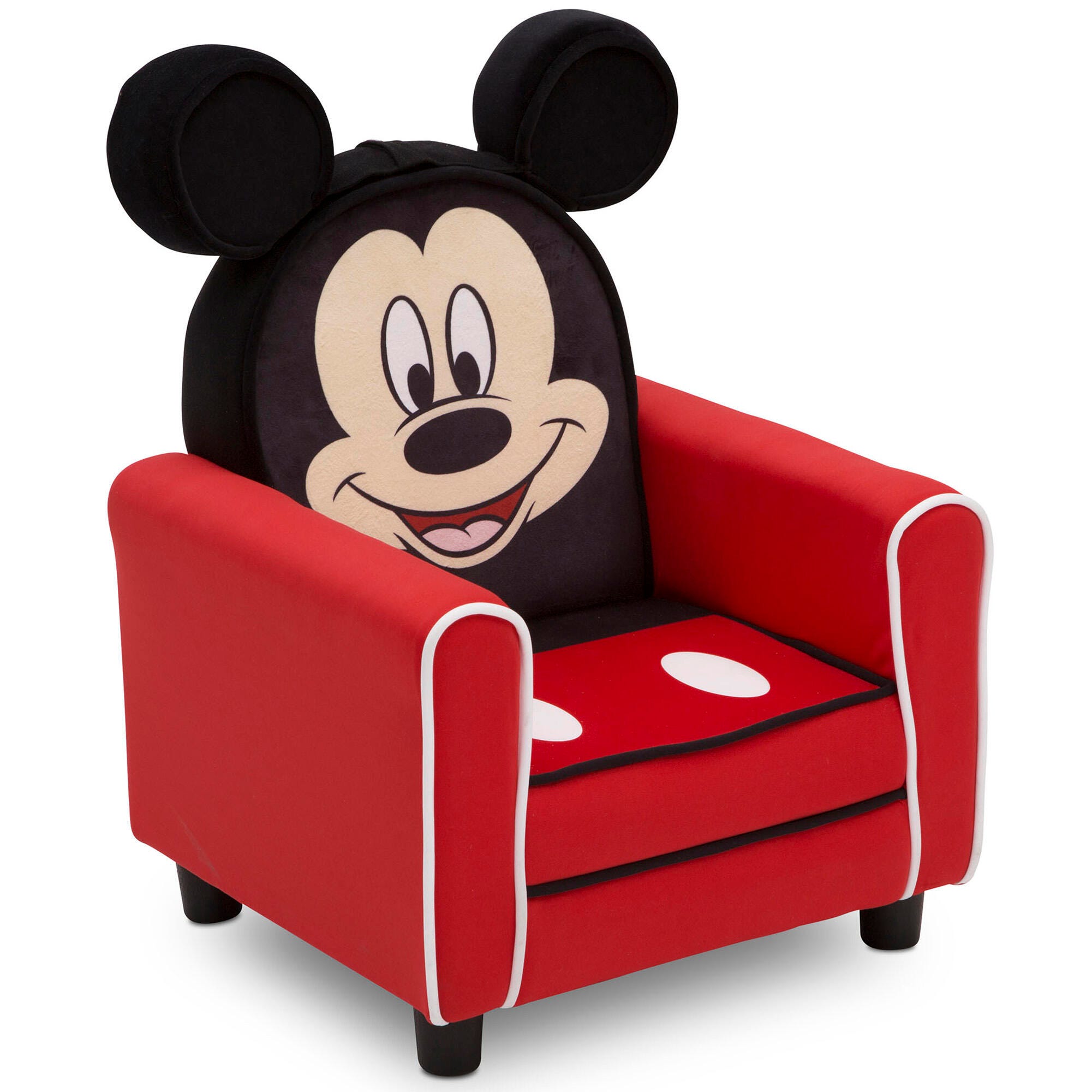 Delta Children Disney Mickey Mouse Figural Upholstered Kids Chair, , large
