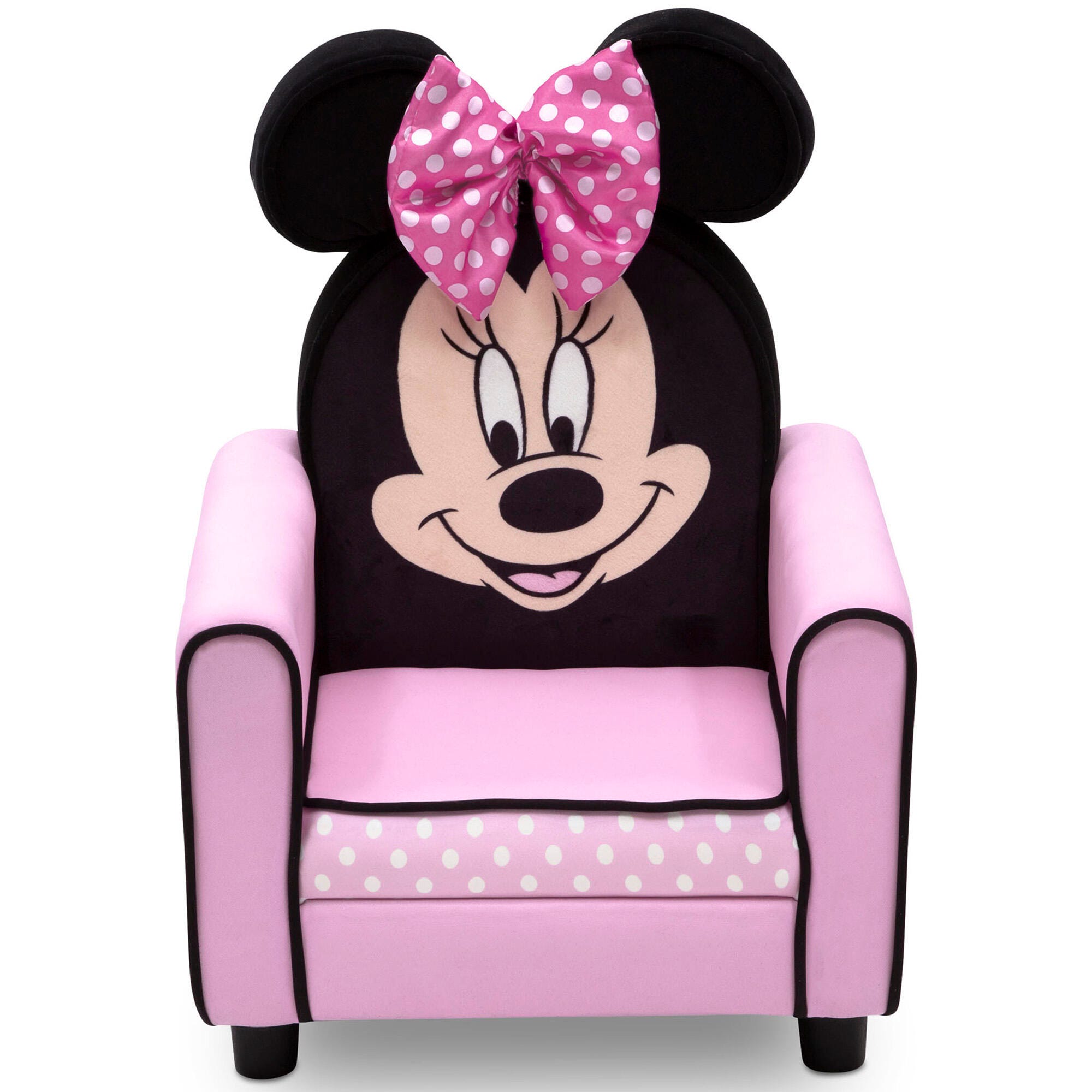 Delta Children Disney Minnie Mouse Upholstered Kids Chair, , large