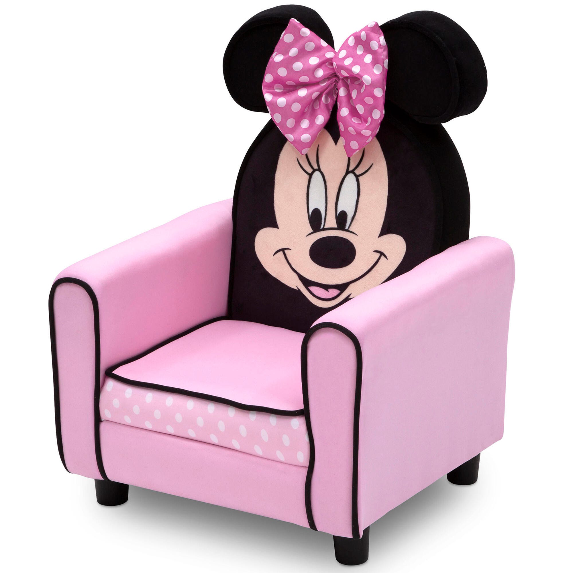 Delta Children Disney Minnie Mouse Upholstered Kids Chair, , large