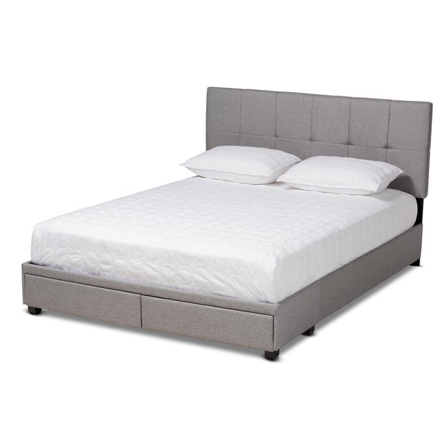 Netti Upholstered 2-Drawer Platform Storage Bed