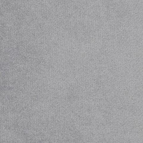Baxton Studio Clare Velvet Upholstered Queen Panel Bed, Gray, large