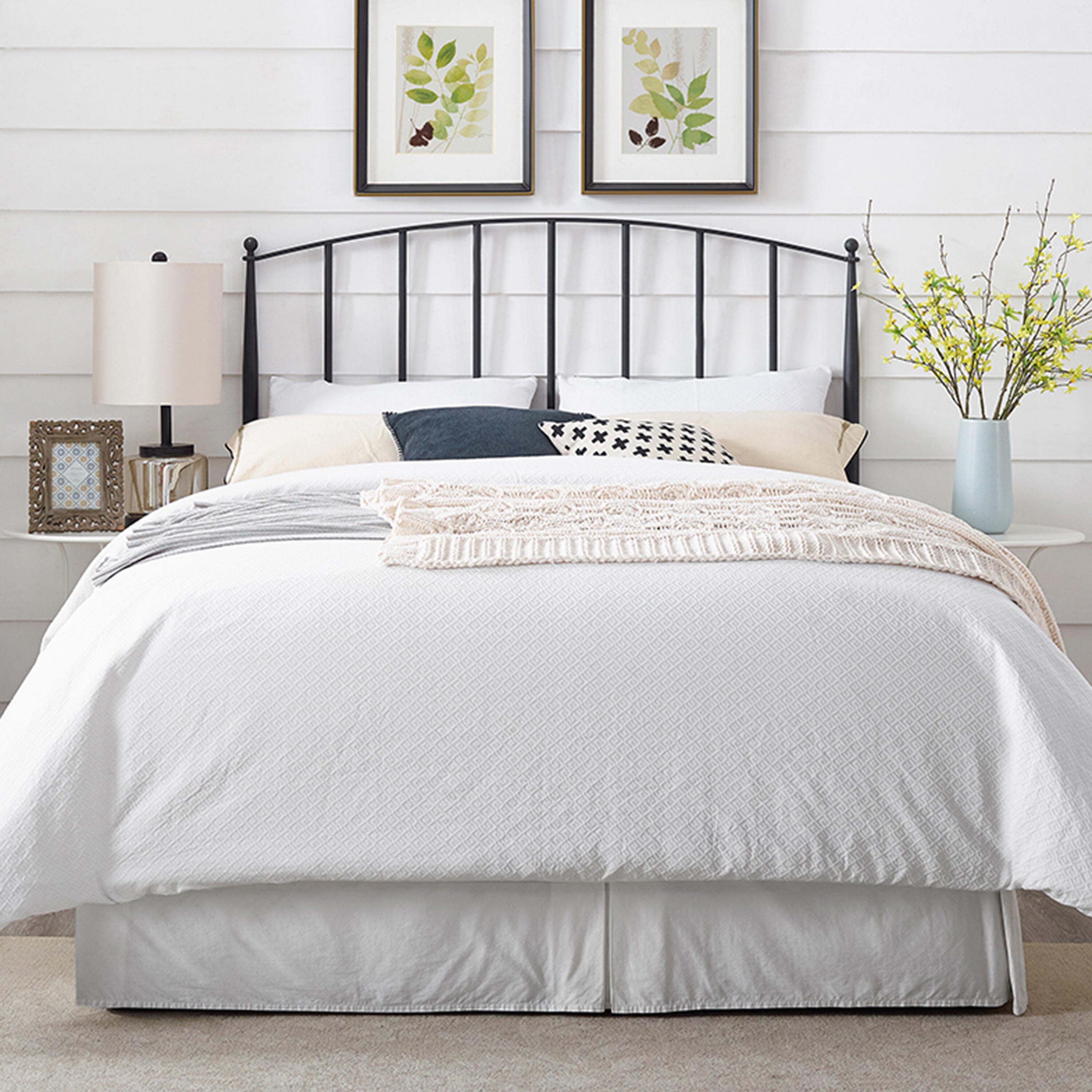 Crosley Whitney King Headboard, Black, large