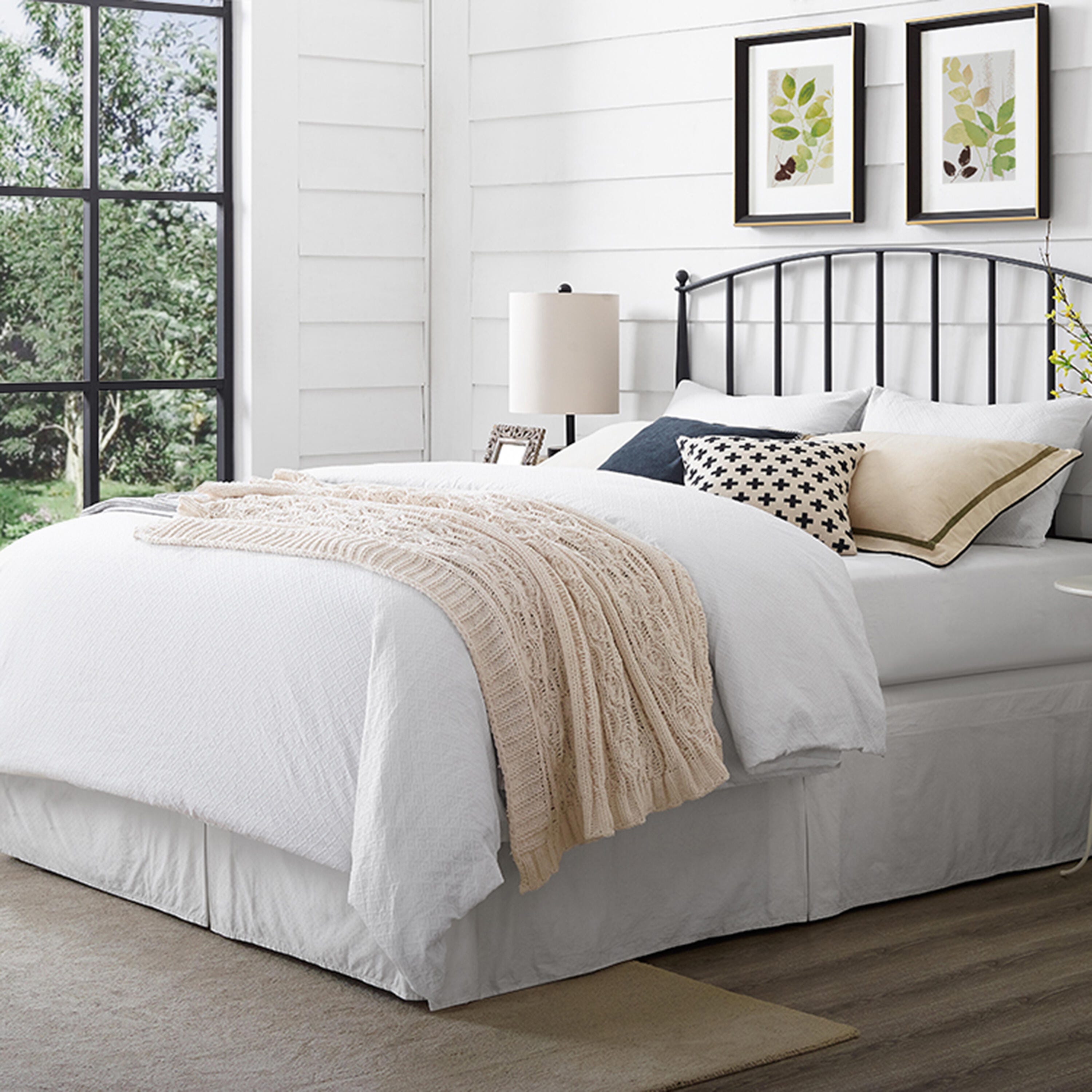 Crosley Whitney King Headboard, Black, large