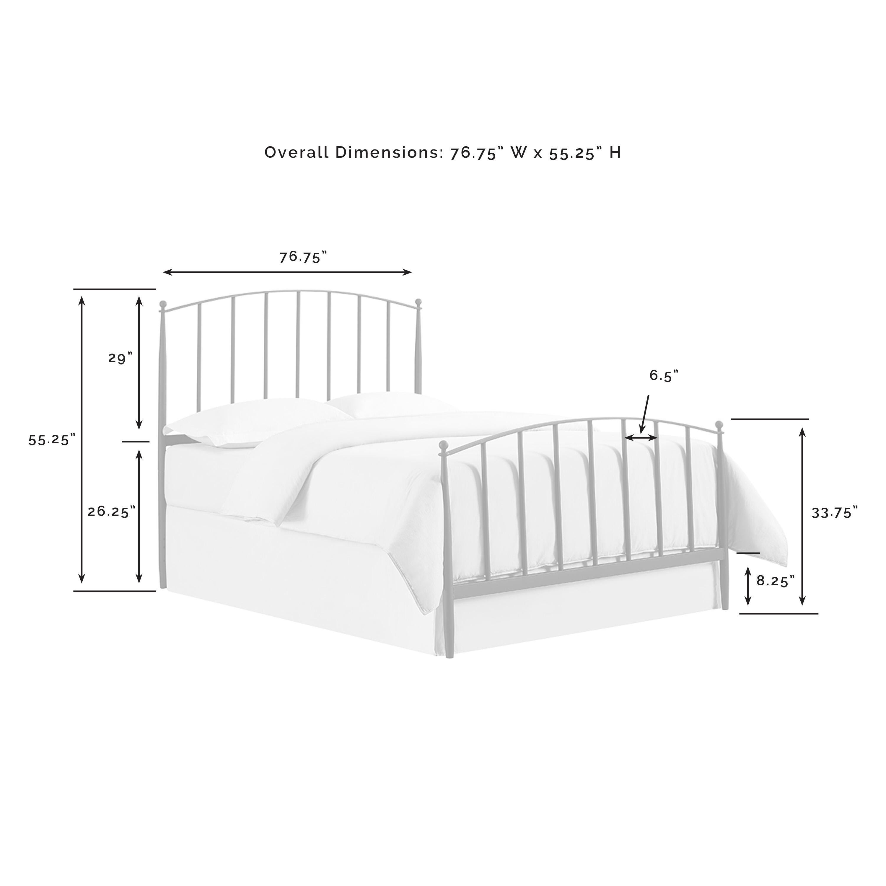 Crosley Whitney King Headboard, Black, large