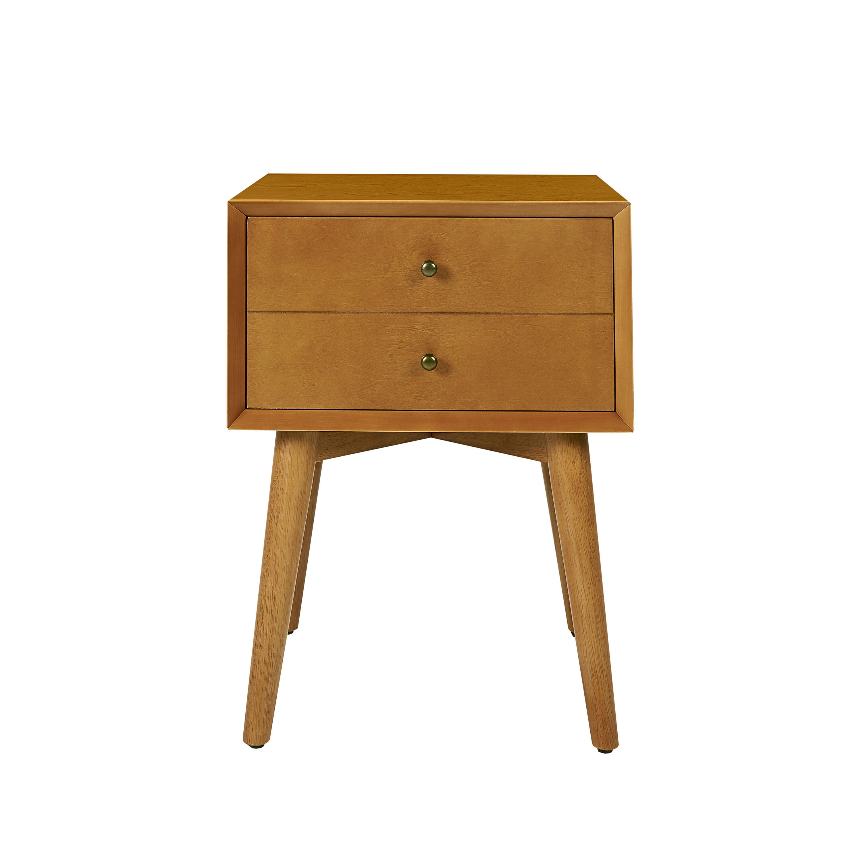 Crosley Landon Nightstand, Light Brown, large