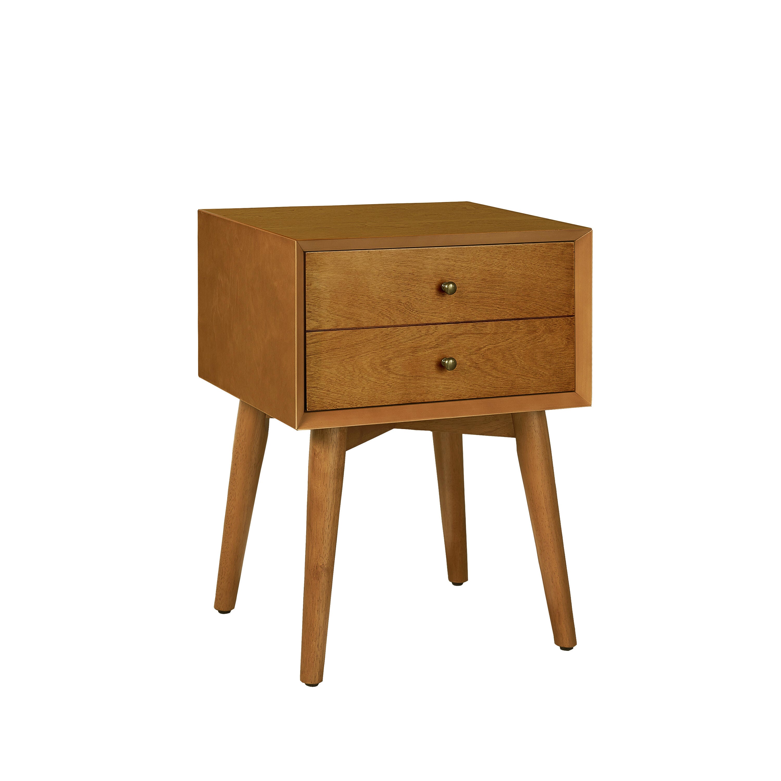 Crosley Landon Nightstand, Light Brown, large