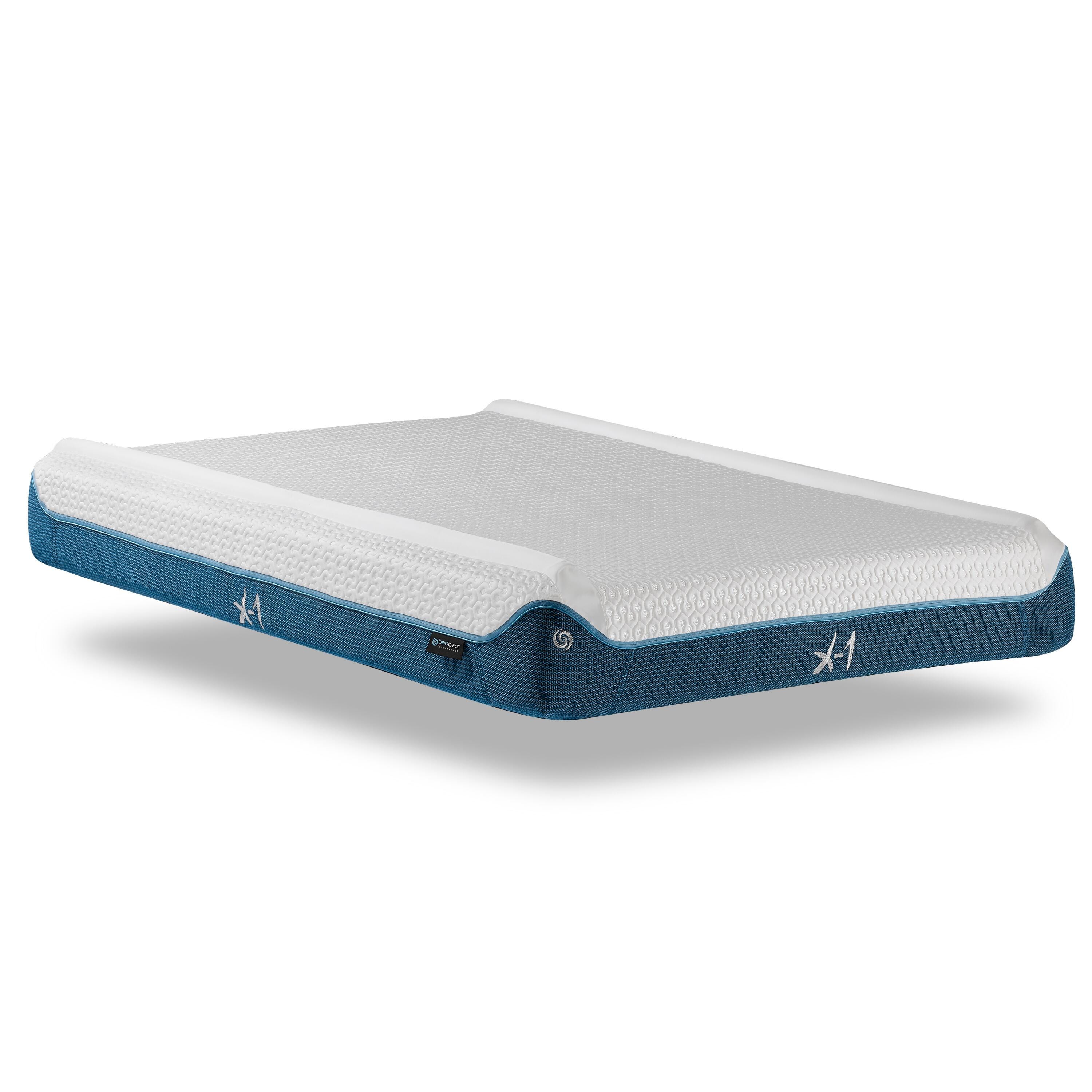 Bedgear X-1 Edge Mattress - Boxed (Twin), White/Blue, large