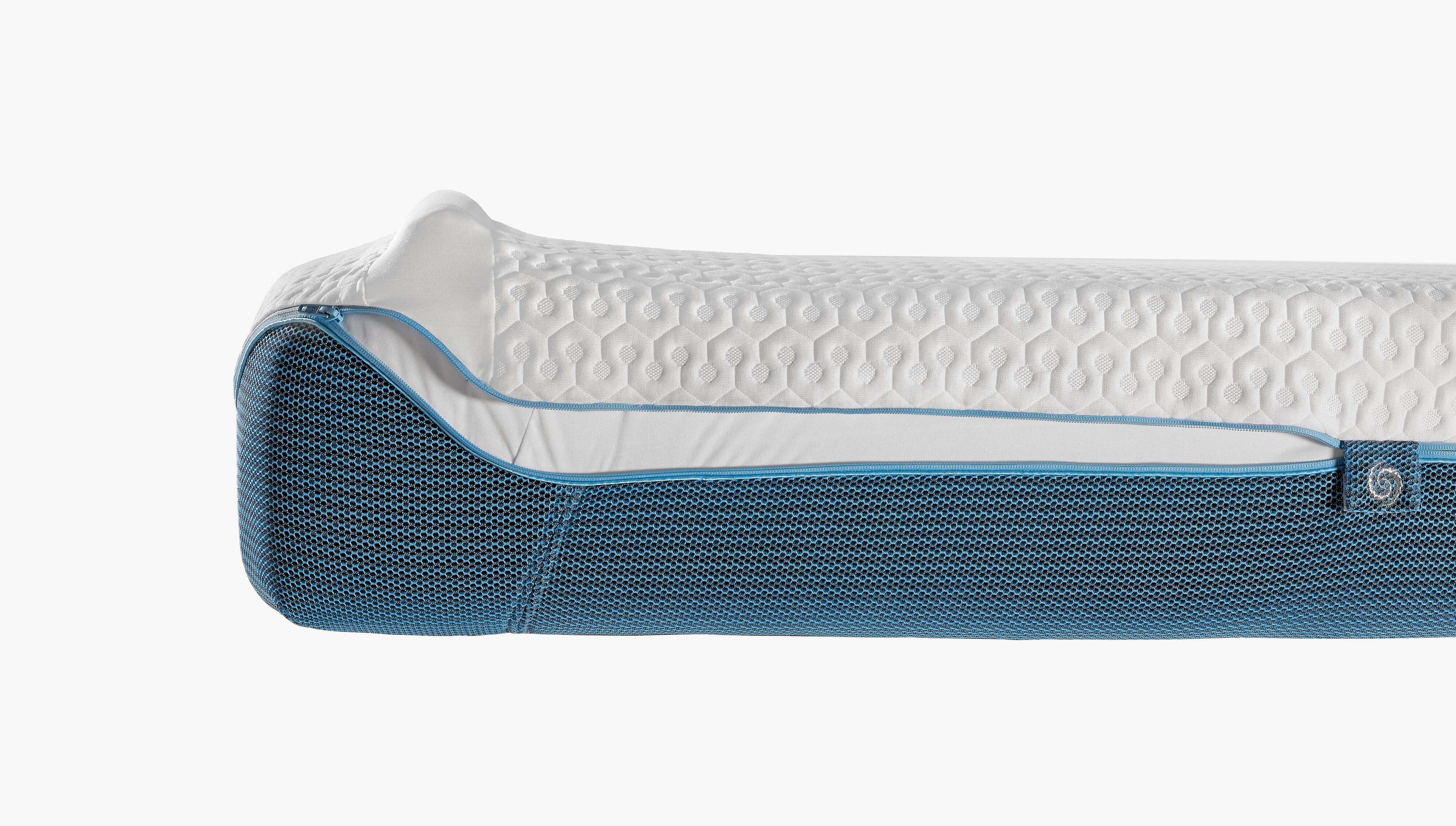 Bedgear X-1 Edge Mattress - Boxed (Twin), White/Blue, large