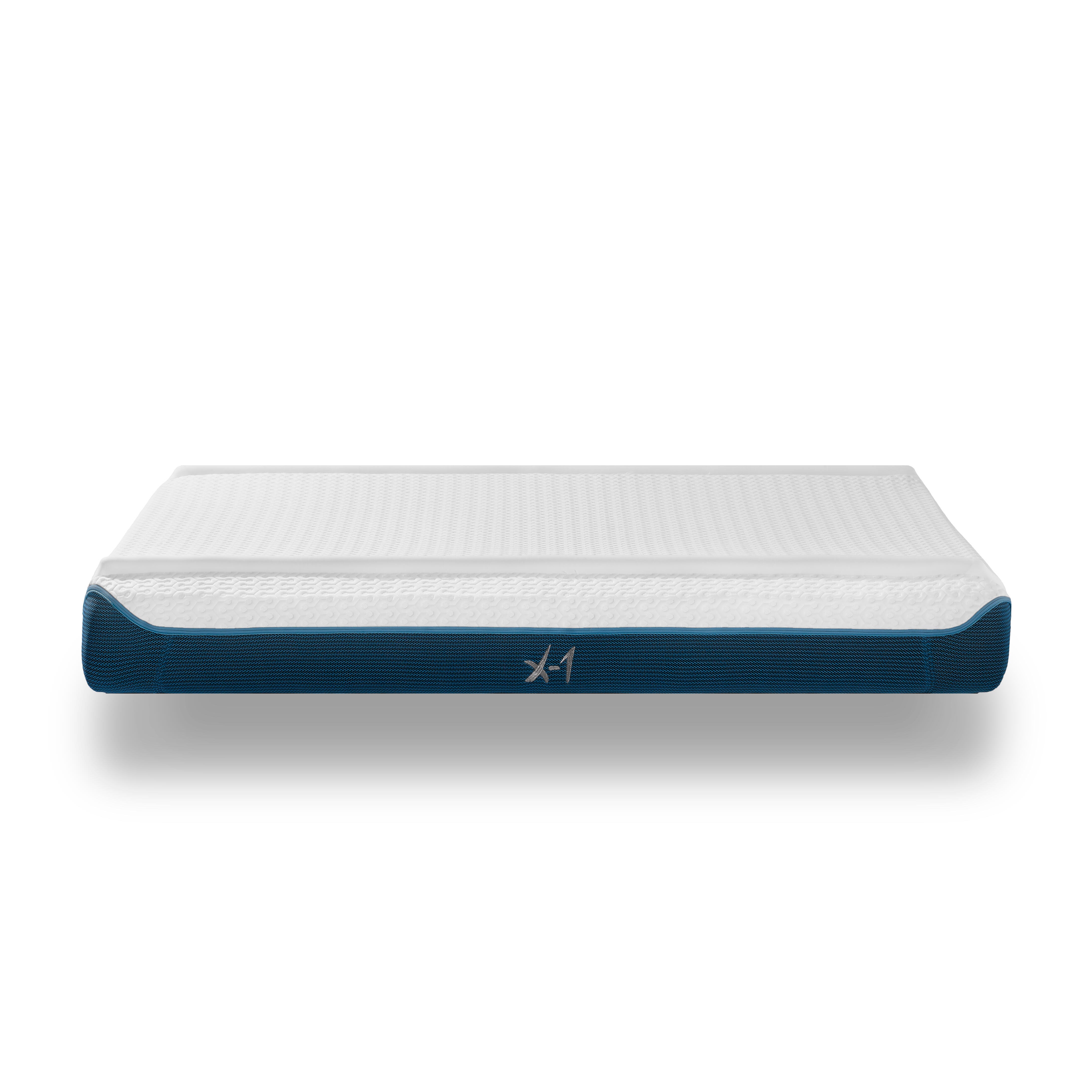 Bedgear X-1 Edge Mattress - Boxed (Full), White/Blue, large